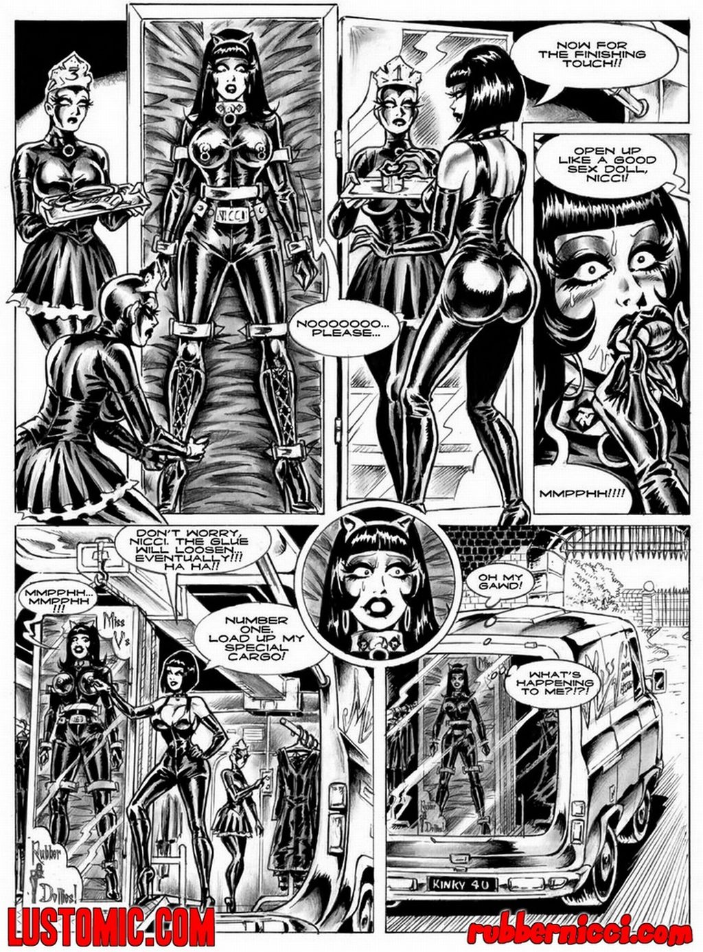 Nicci Tristan The Latex Kitten [Lustomic] 2 . Nicci Tristan The Latex Kitten - Kitty's Gotta Work It! - Chapter 2 [Lustomic] – page 8
