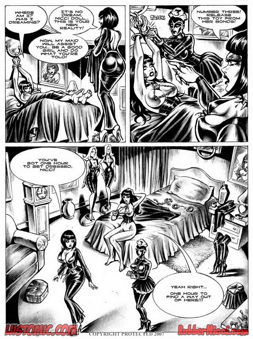 Nicci Tristan The Latex Kitten [Lustomic] 1 . Nicci Tristan The Latex Kitten - Miss Venita's Rubber Doll House - Chapter 1 [Lustomic] – page 6