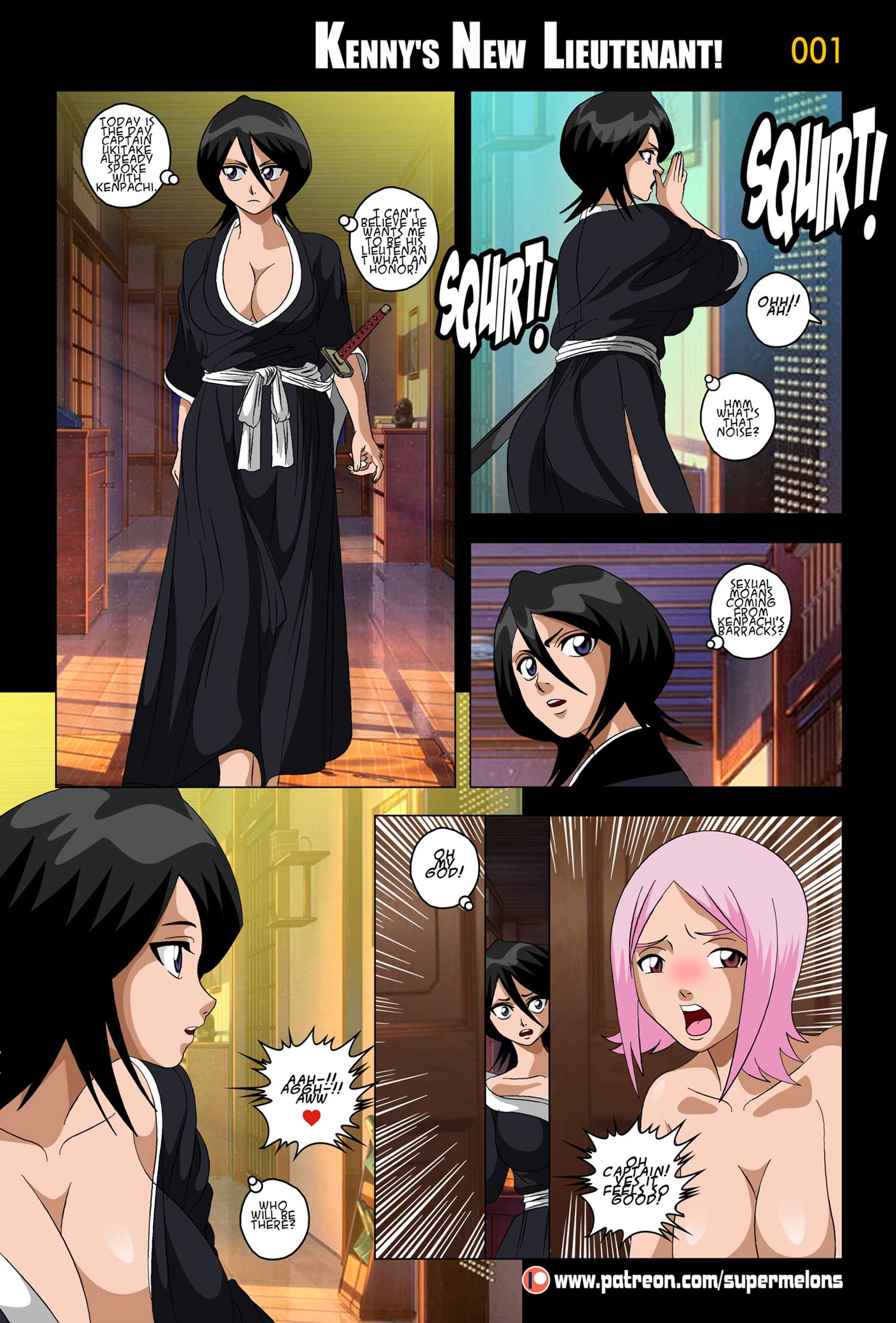 Kenny’s New Lieutenant! (Bleach) [Super Melons] 1 . Kenny's New Lieutenant!  - Chapter 1 (Bleach) [Super Melons] – page 2