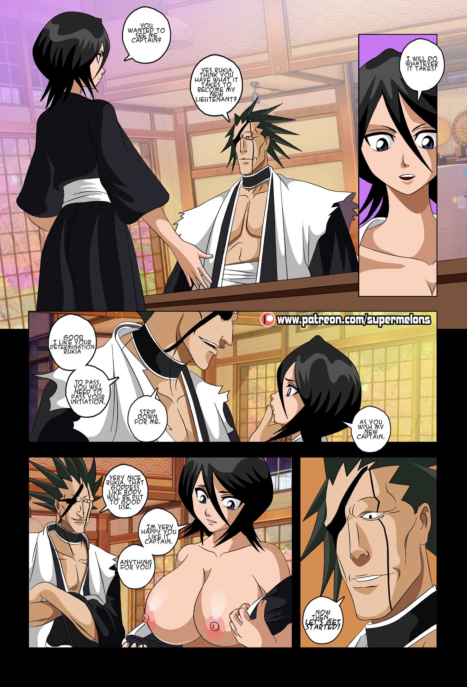 Kenny’s New Lieutenant! (Bleach) [Super Melons] 1 . Kenny's New Lieutenant!  - Chapter 1 (Bleach) [Super Melons] – page 4