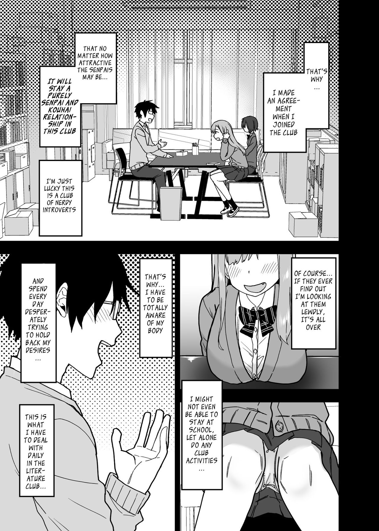 One after another, seniors who let me do it [Arekusa Mahone] 1 . One after another, seniors who let me do it - Chapter 1 [Arekusa Mahone] – page 4