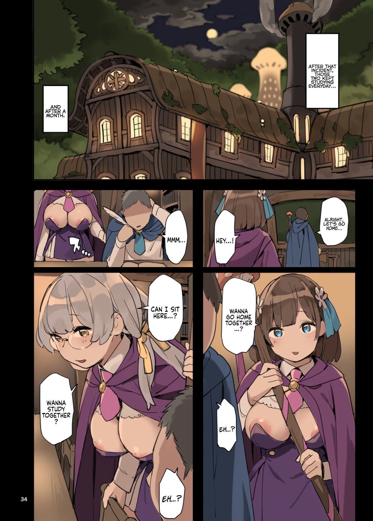 Studying Sex with Magic! [Irotenya] 1 . Studying Sex with Magic! - Chapter 1 [Irotenya] – page 34