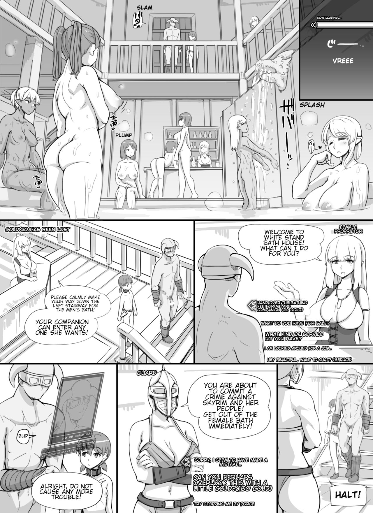 NPC Rape MOD (The Elder Scrolls V: Skyrim) [Abubu] 1 . NPC Rape MOD  - Chapter 1 (The Elder Scrolls V: Skyrim) [Abubu] – page 36