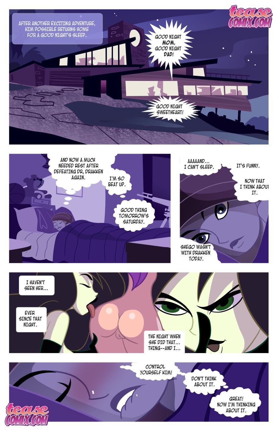 Kinky Possible – A Villain’s Bitch Remastered (Kim Possible) [Tease Comix] 1 . Kinky Possible - Chapter 1 (Kim Possible) [Tease Comix] – page 2
