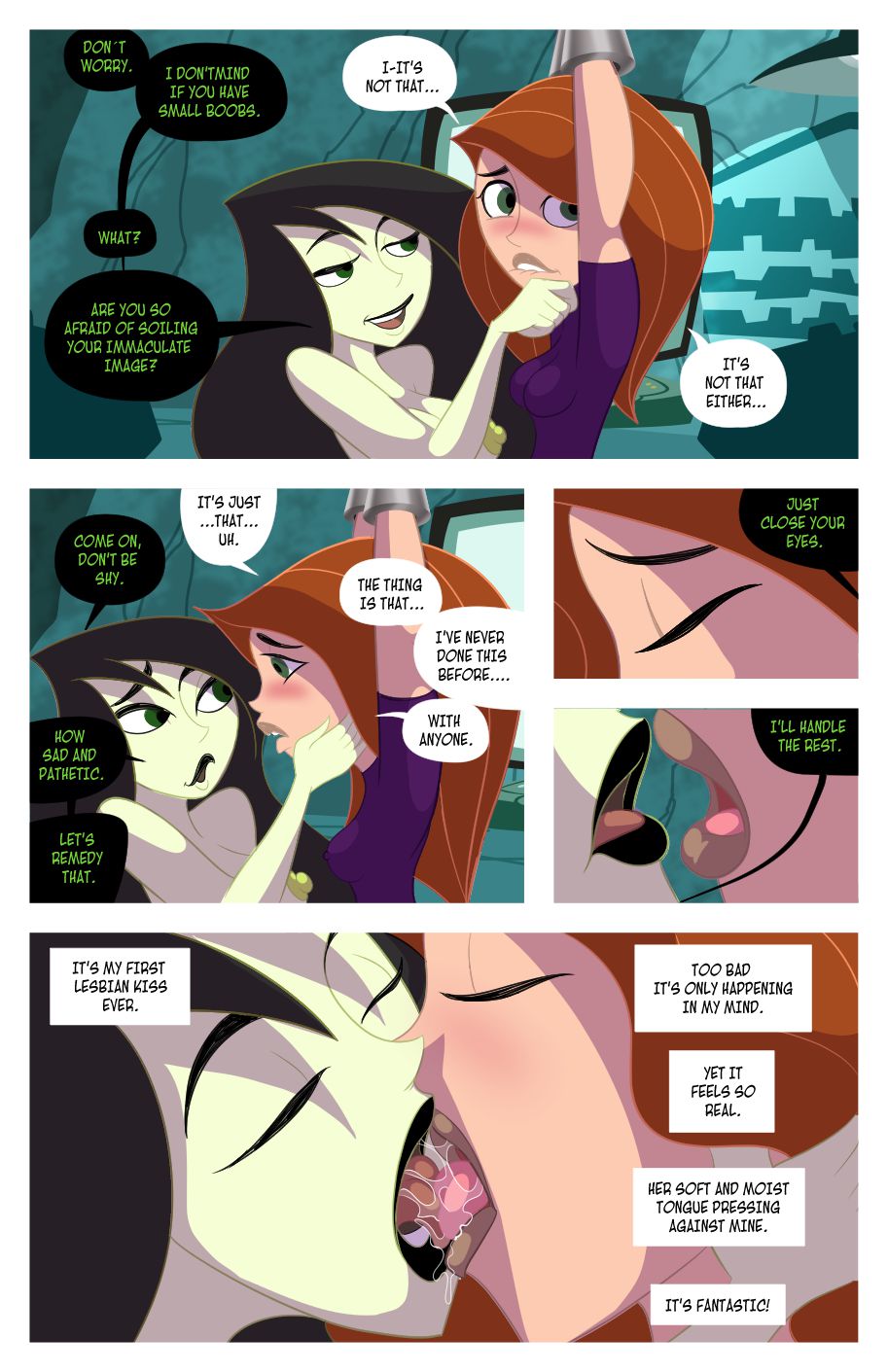 Kinky Possible – A Villain’s Bitch Remastered (Kim Possible) [Tease Comix] 1 . Kinky Possible - Chapter 1 (Kim Possible) [Tease Comix] – page 9