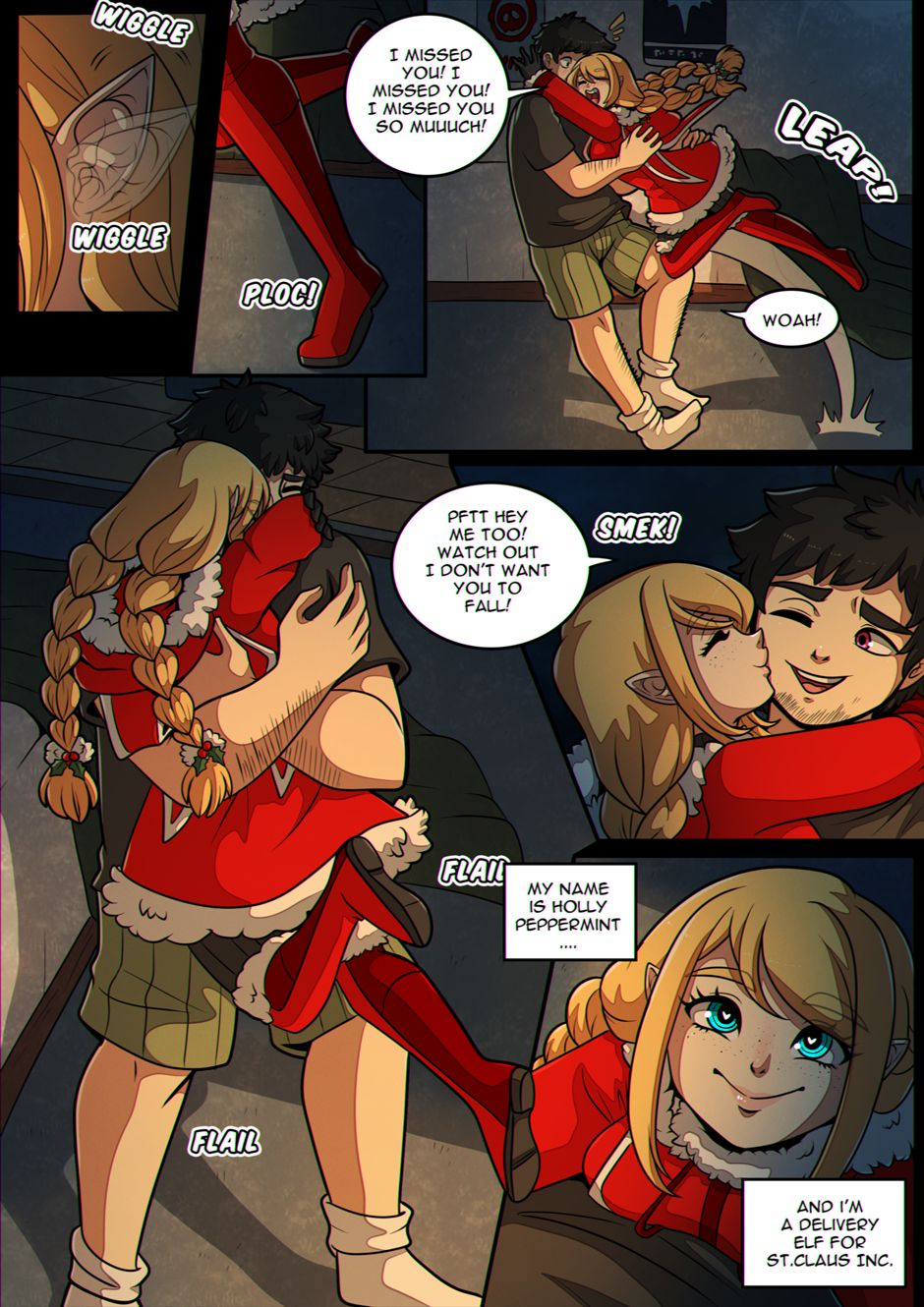 A Holly Holidays [Kinkymation] 1 . A Holly Holidays - Chapter 1 [Kinkymation] – page 7