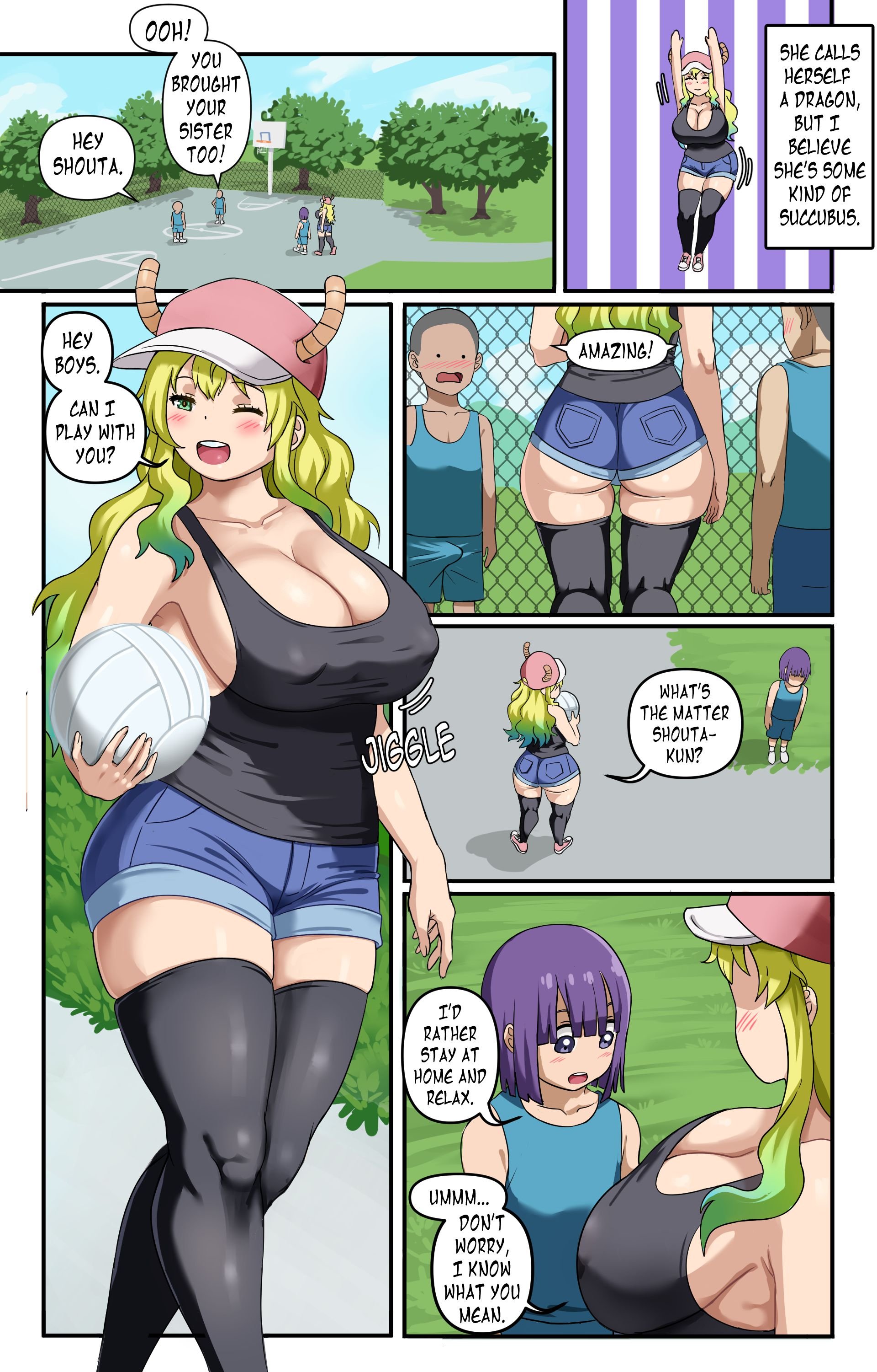 Lucoa (Miss Kobayashi’s Dragon Maid) [Pink Pawg] 1 . Lucoa - Chapter 1 (Miss Kobayashi's Dragon Maid) [Pink Pawg] – page 1