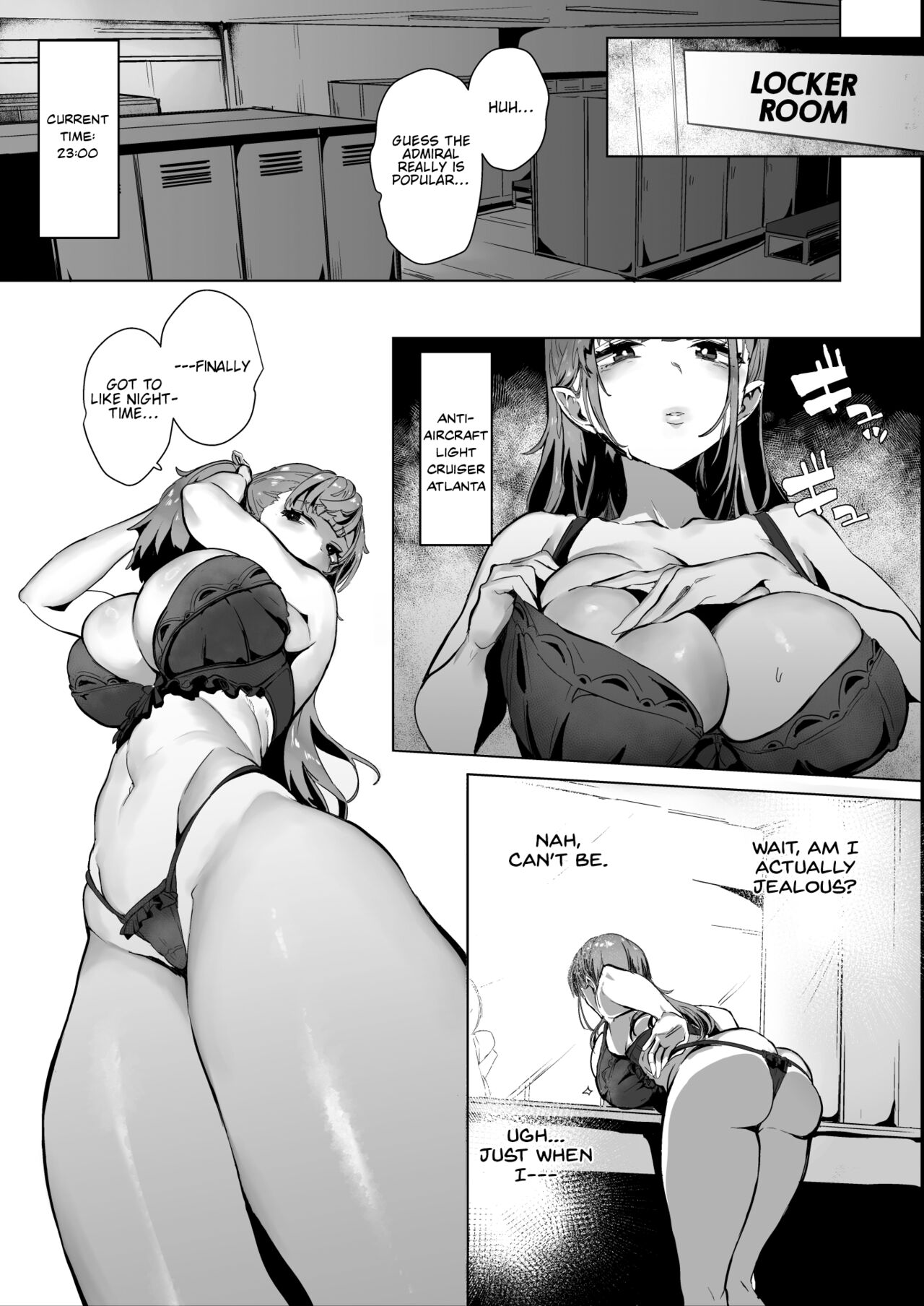 Osabori Musume Atlanta Wakarase Misshitsu Yasei Enshuu (Kantai Collection -KanColle-) [Yukiguni Yuu] 2 . Counterattack! Yakimochi Musume Atlanta Obedient Service H Admiral's Kagome Operation - Chapter 2 (Kantai Collection -KanColle-) [Yukiguni Yuu] – page 2