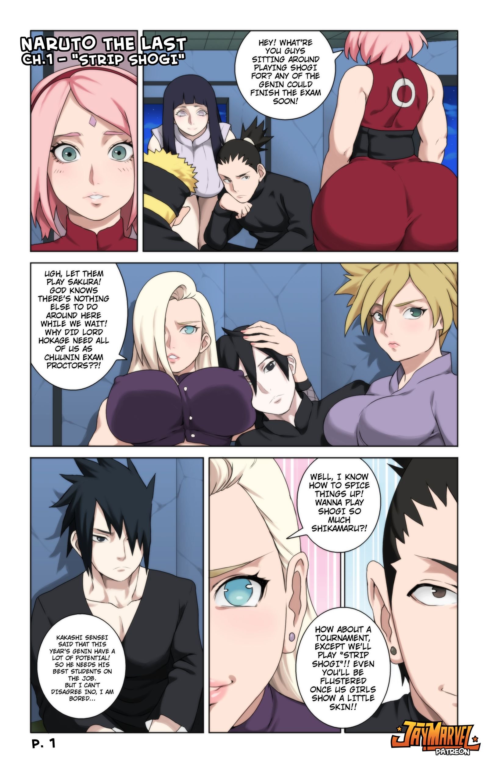 Strip Shogi (Naruto: The Last) [Jay Marvel] 1 . Strip Shogi - Chapter 1 (Naruto: The Last) [Jay Marvel] – page 1