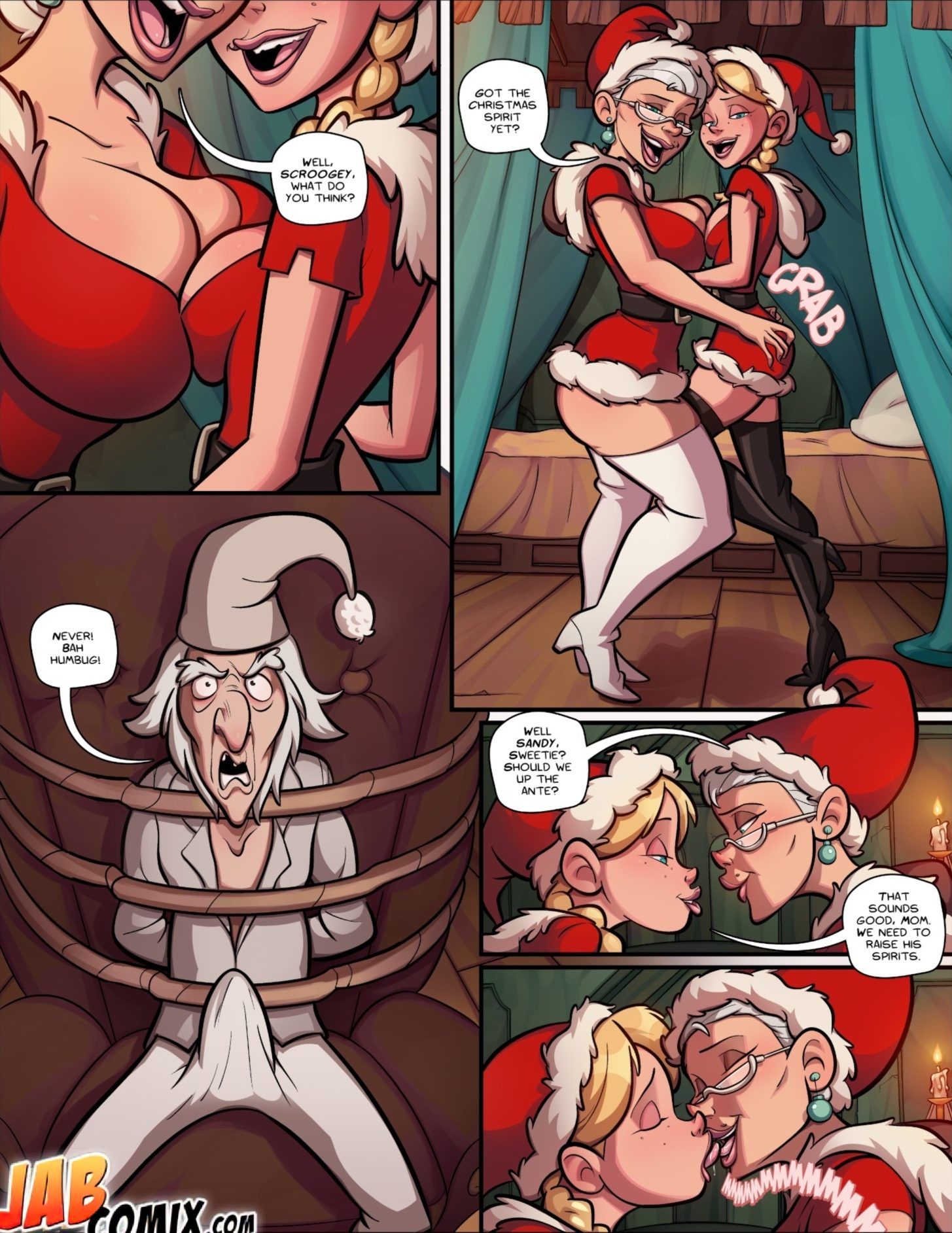 Ebenezer Splooge (A Christmas Carol) [JABComix] 1 . Ebenezer Splooge - Chapter 1 (A Christmas Carol) [JABComix] – page 2