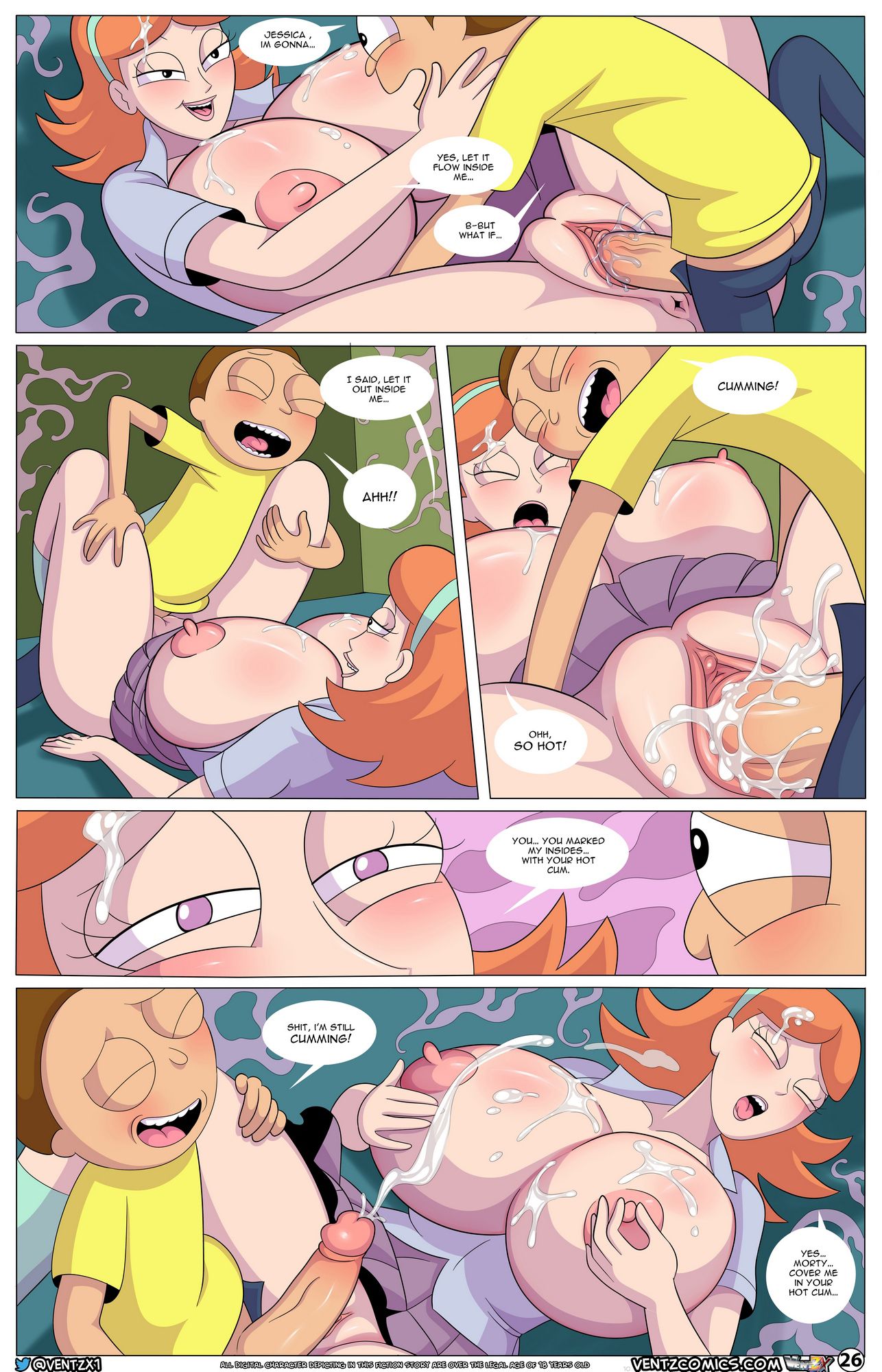 Morty Experiment #9 (Rick and Morty) [Arabatos] 1 . Morty Experiment #9 - Chapter 1 (Rick and Morty) [Arabatos] – page 27