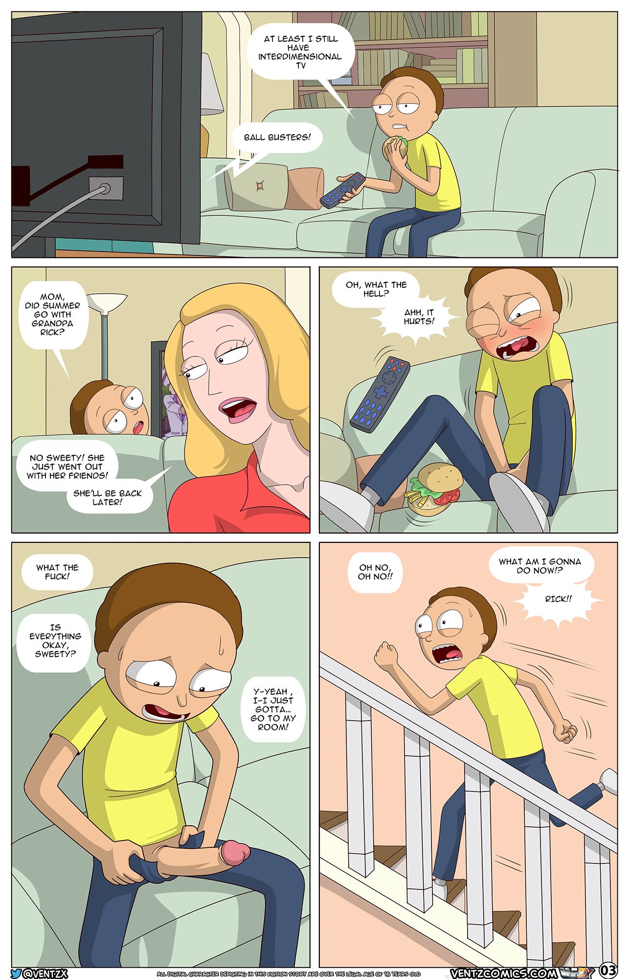 Morty Experiment #9 (Rick and Morty) [Arabatos] 1 . Morty Experiment #9 - Chapter 1 (Rick and Morty) [Arabatos] – page 4