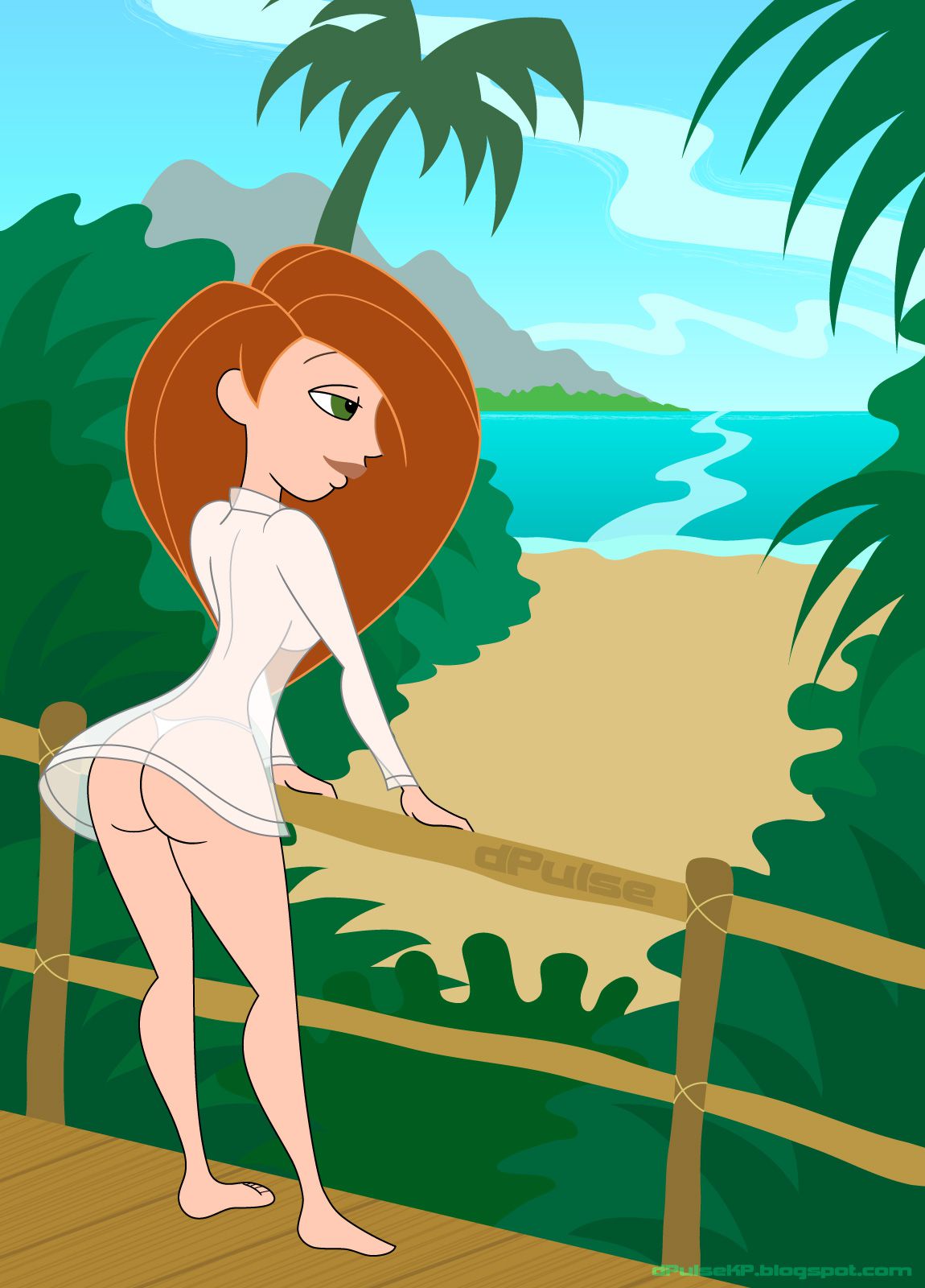 Sex On The Beach (Kim Possible) [DeathPulse] 1 . Sex On The Beach - Chapter 1 (Kim Possible) [DeathPulse] – page 2