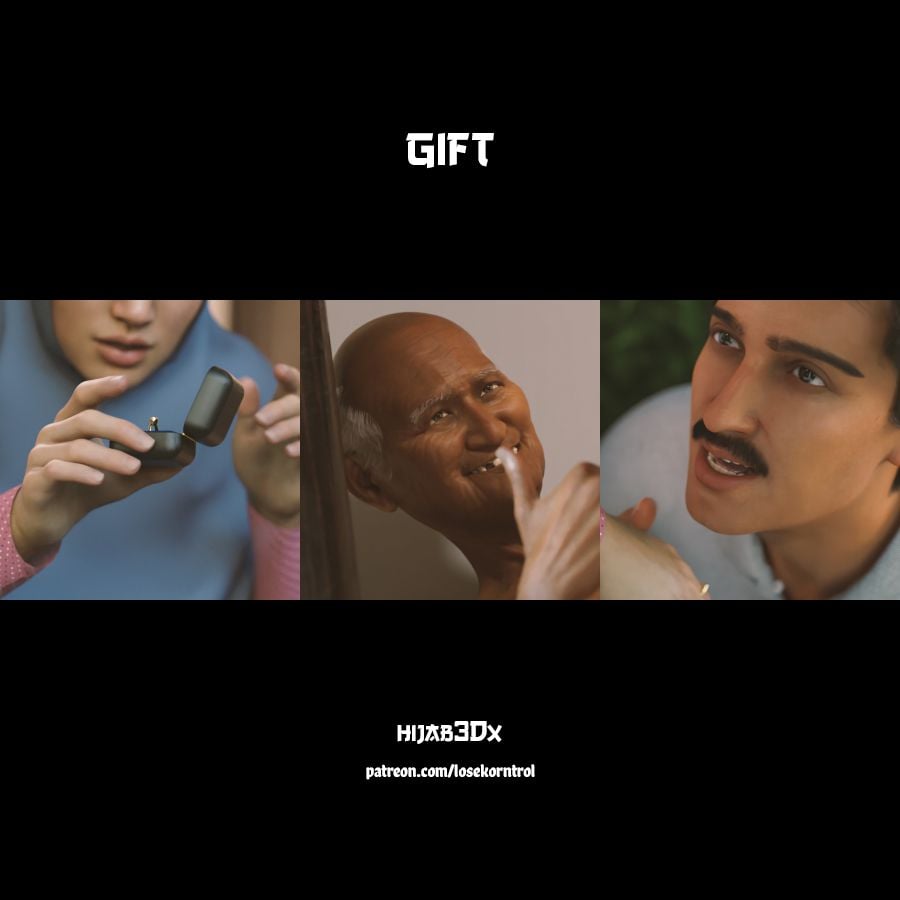 Gift [LoseKorntrol , Hijab 3DX] 1 . Gift  - Chapter 1 [LoseKorntrol , Hijab 3DX] – page 1