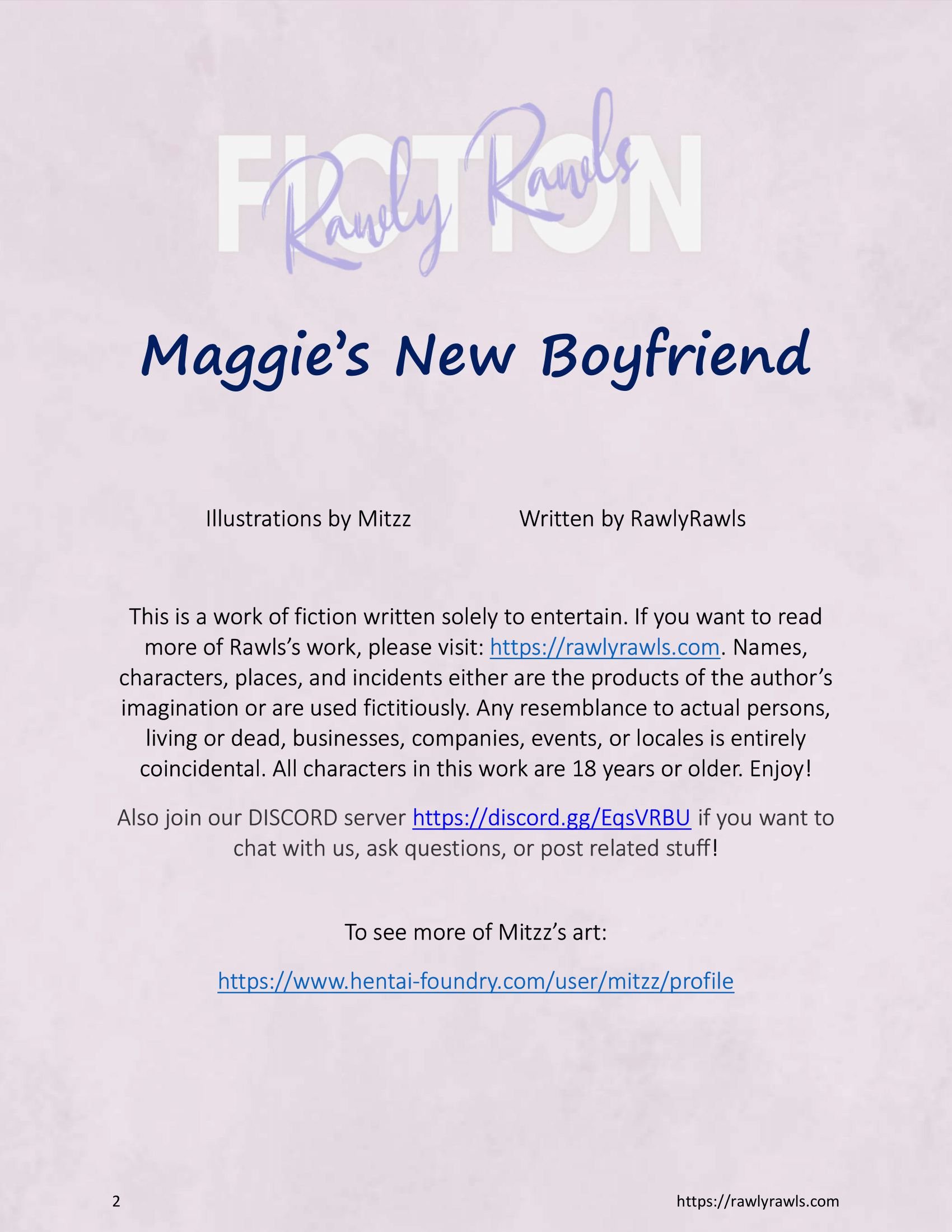 Maggie’s New Boyfriend [Mitzz , RawlyRawls] 1 . Maggie's New Boyfriend - Chapter 1 [Mitzz , RawlyRawls] – page 2