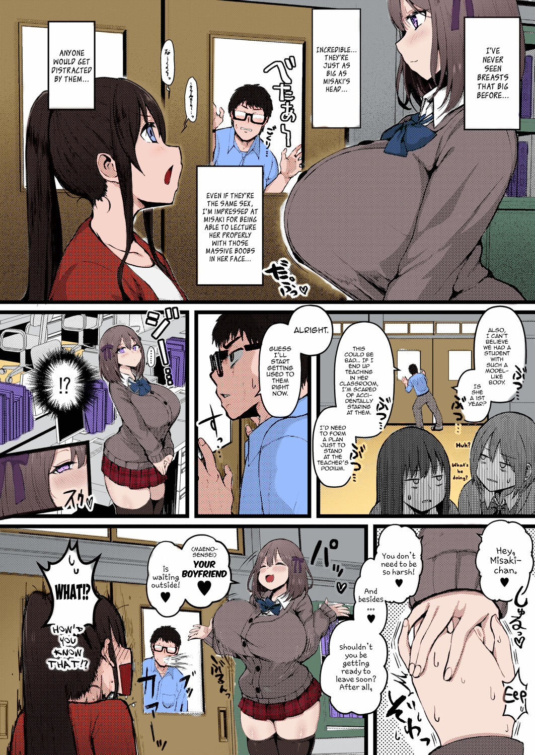 I Have A Girlfriend, So I Won’t Be Tempted by My Short, M-cup, Sugary Bully Student’s Advances [Mizore] 1.5 . I Have A Girlfriend, So I Won't Be Tempted by My Short, M-cup, Sugary Bully Student's Advances- Colored - Chapter 1 [Mizore] – page 2