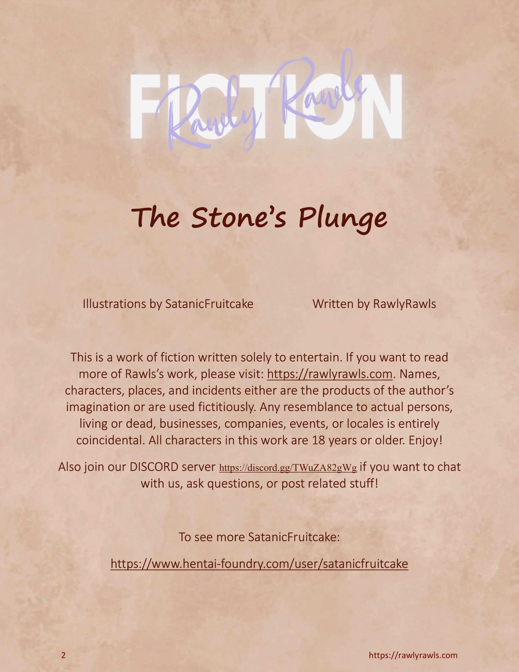 The Stone’s Plunge [RawlyRawls , SatanicFruitcake] 1 . The Stone's Plunge  - Chapter 1 [RawlyRawls , SatanicFruitcake] – page 2