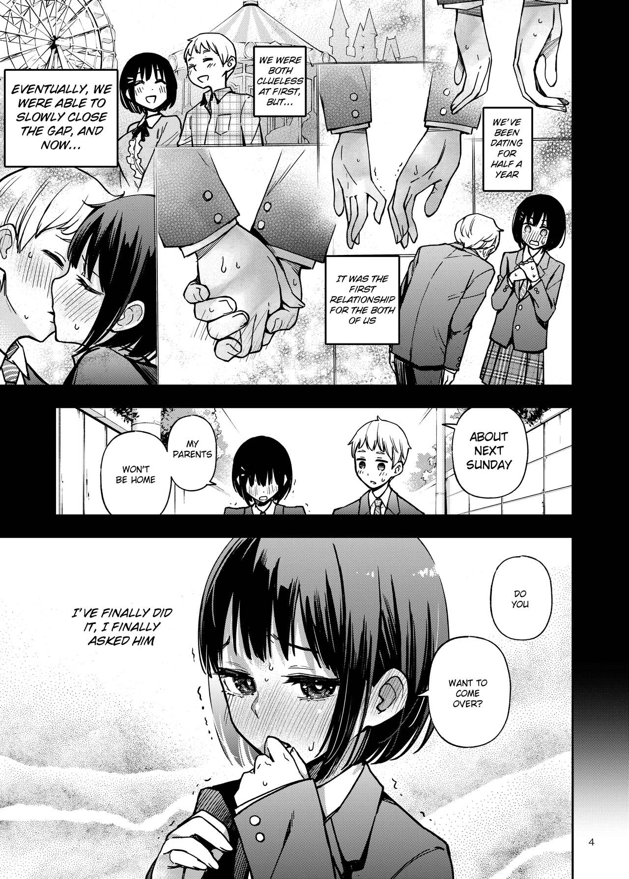 A story about a virgin waking up with her first experience with a virgin [Dojiro] 1 . A story about a virgin waking up with her first experience with a virgin - Chapter 1 [Dojiro] – page 4