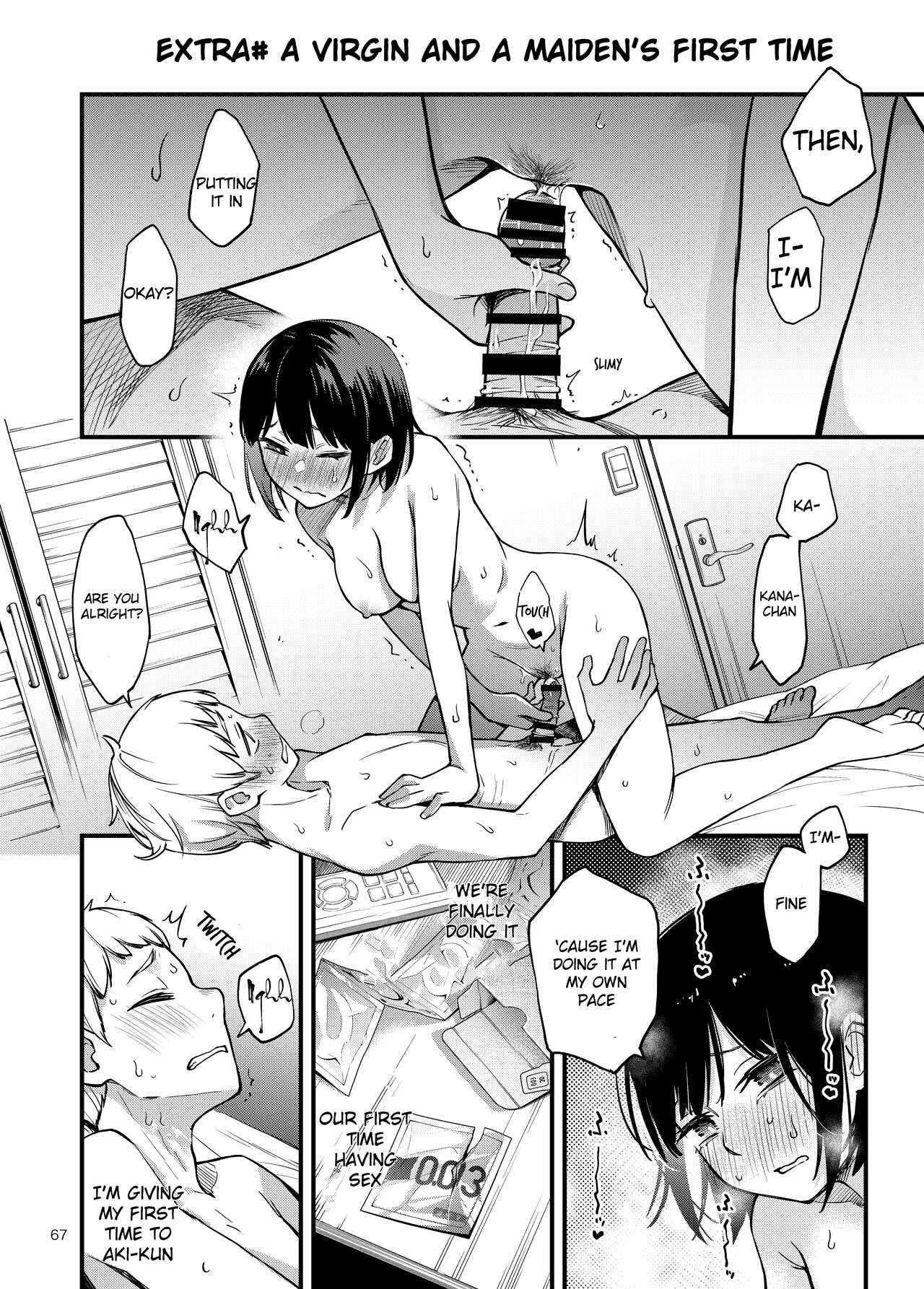 A story about a virgin waking up with her first experience with a virgin [Dojiro] 1 . A story about a virgin waking up with her first experience with a virgin - Chapter 1 [Dojiro] – page 67
