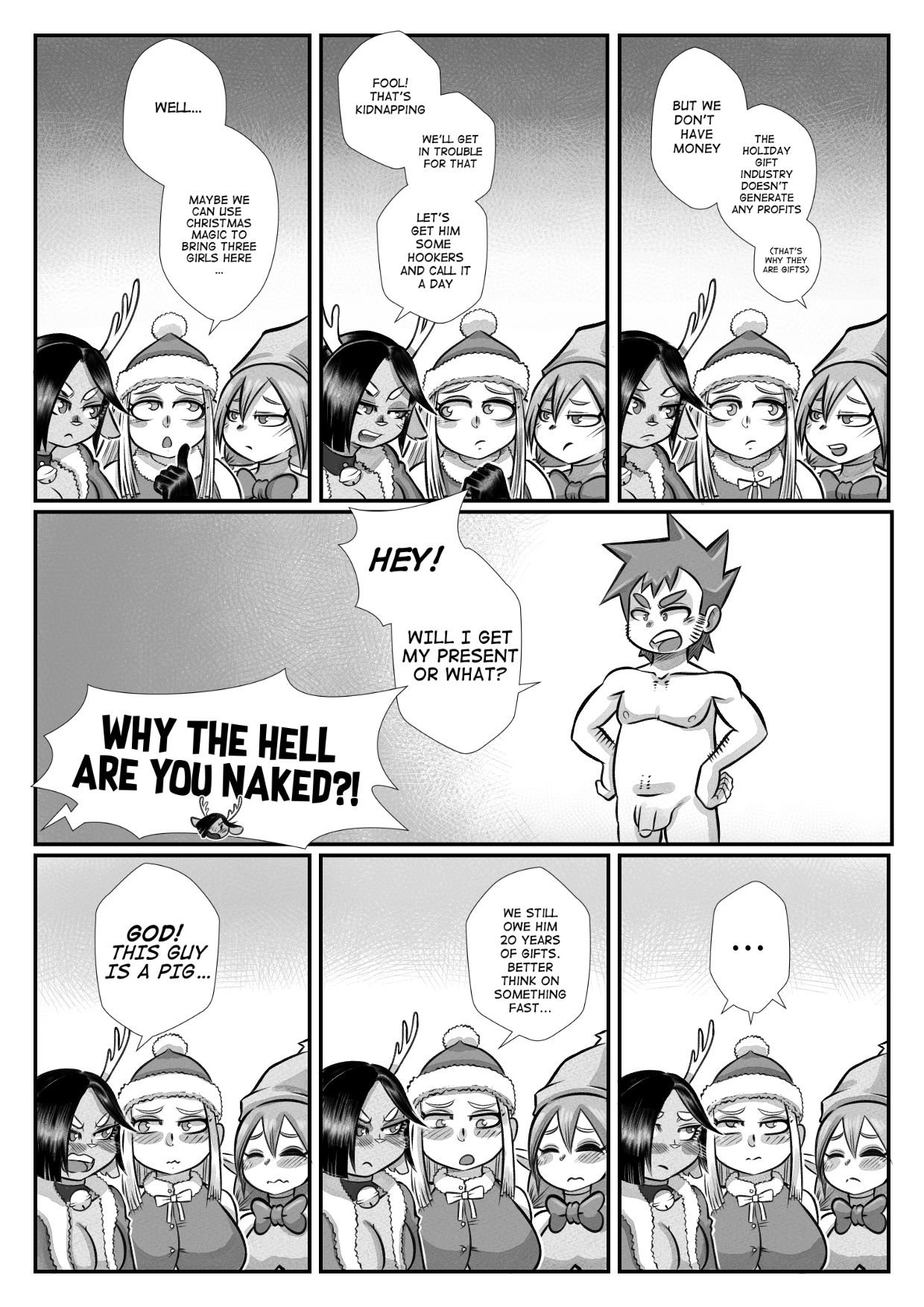 The Christmas Three [Mr.E] 1 . The Christmas Three - Chapter 1 [Mr.E] – page 12