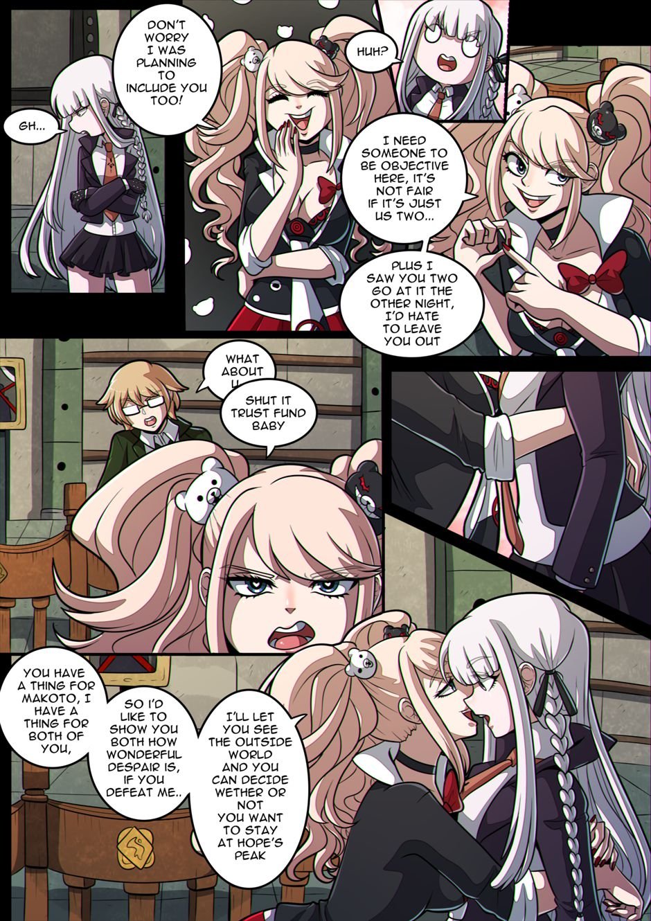Junko’s Despair Game (Danganronpa) [Kinkymation] 1 . Junko's Despair Game - Chapter 1 (Danganronpa) [Kinkymation] – page 7