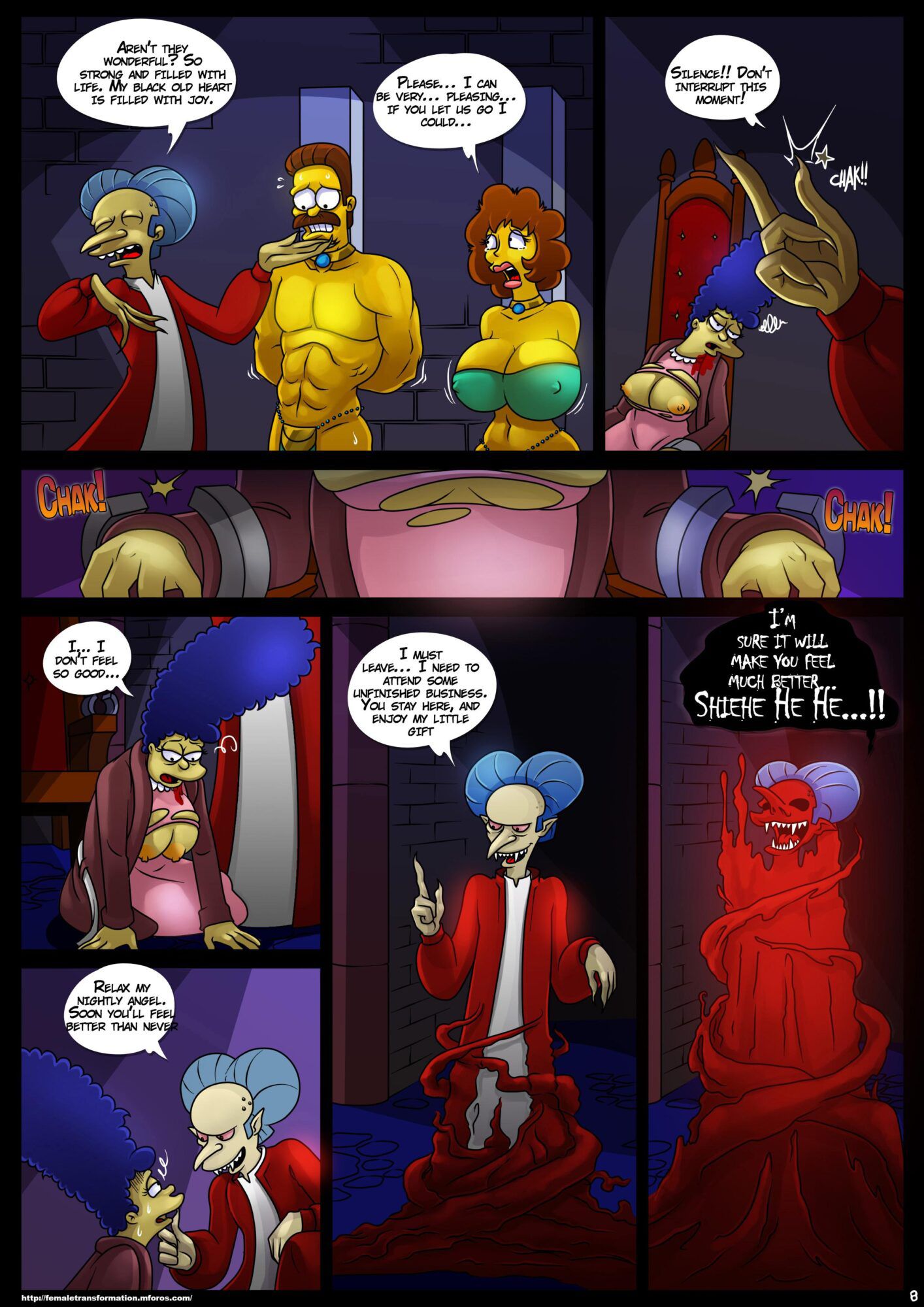 Treehouse Of Horror (The Simpsons) [KogeiKun] 4 . Treehouse Of Horror - Chapter 4 (The Simpsons) [KogeiKun] – page 10