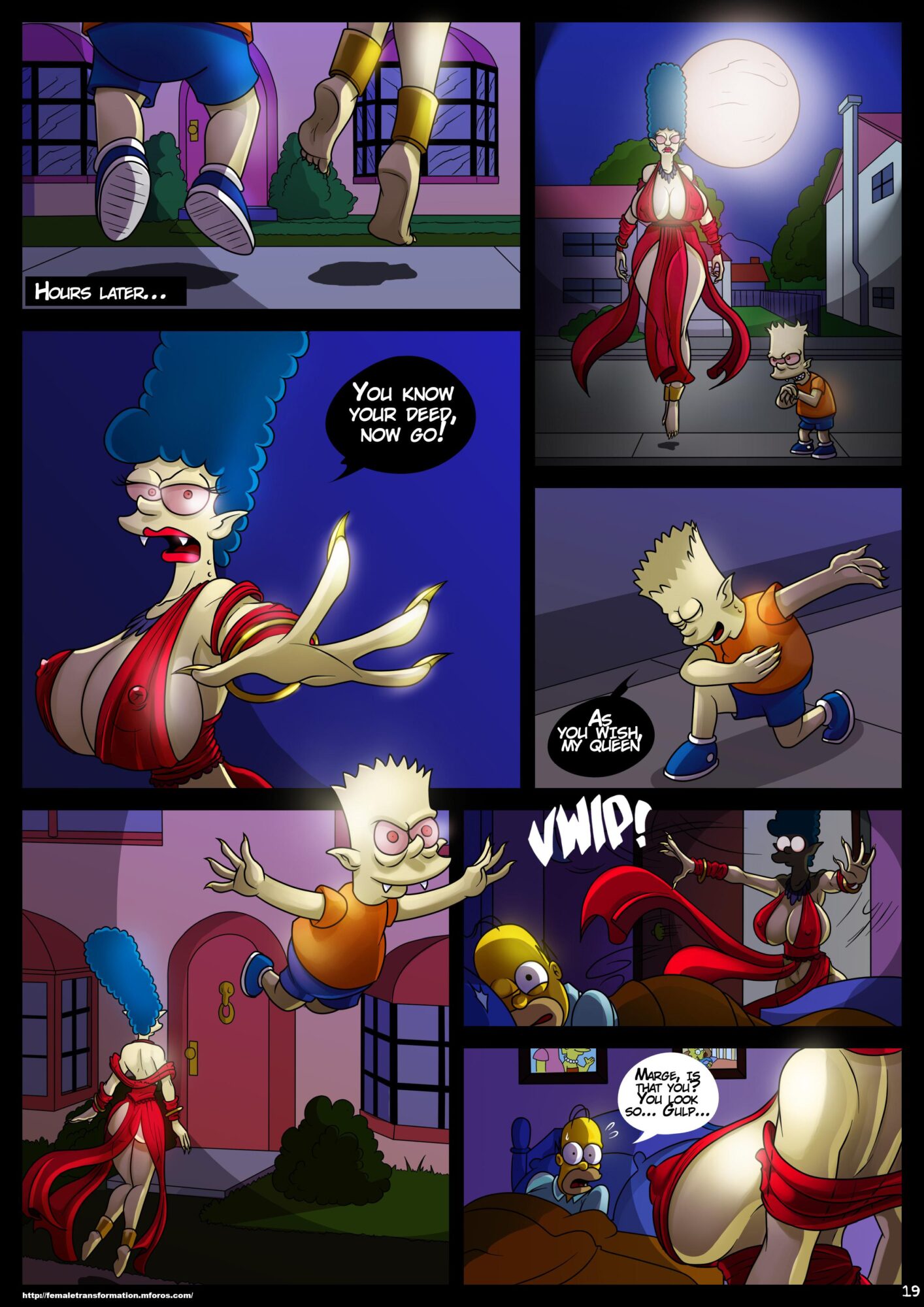Treehouse Of Horror (The Simpsons) [KogeiKun] 4 . Treehouse Of Horror - Chapter 4 (The Simpsons) [KogeiKun] – page 21