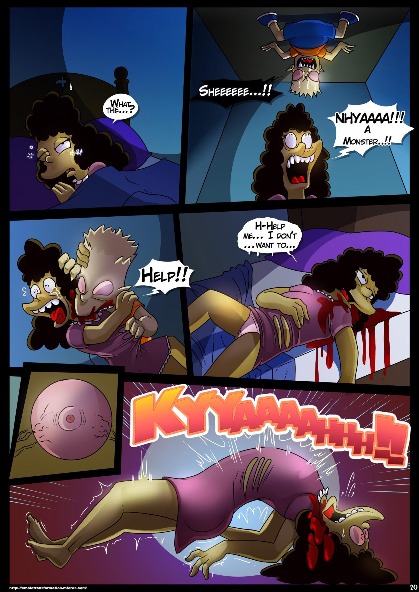 Treehouse Of Horror (The Simpsons) [KogeiKun] 4 . Treehouse Of Horror - Chapter 4 (The Simpsons) [KogeiKun] – page 22