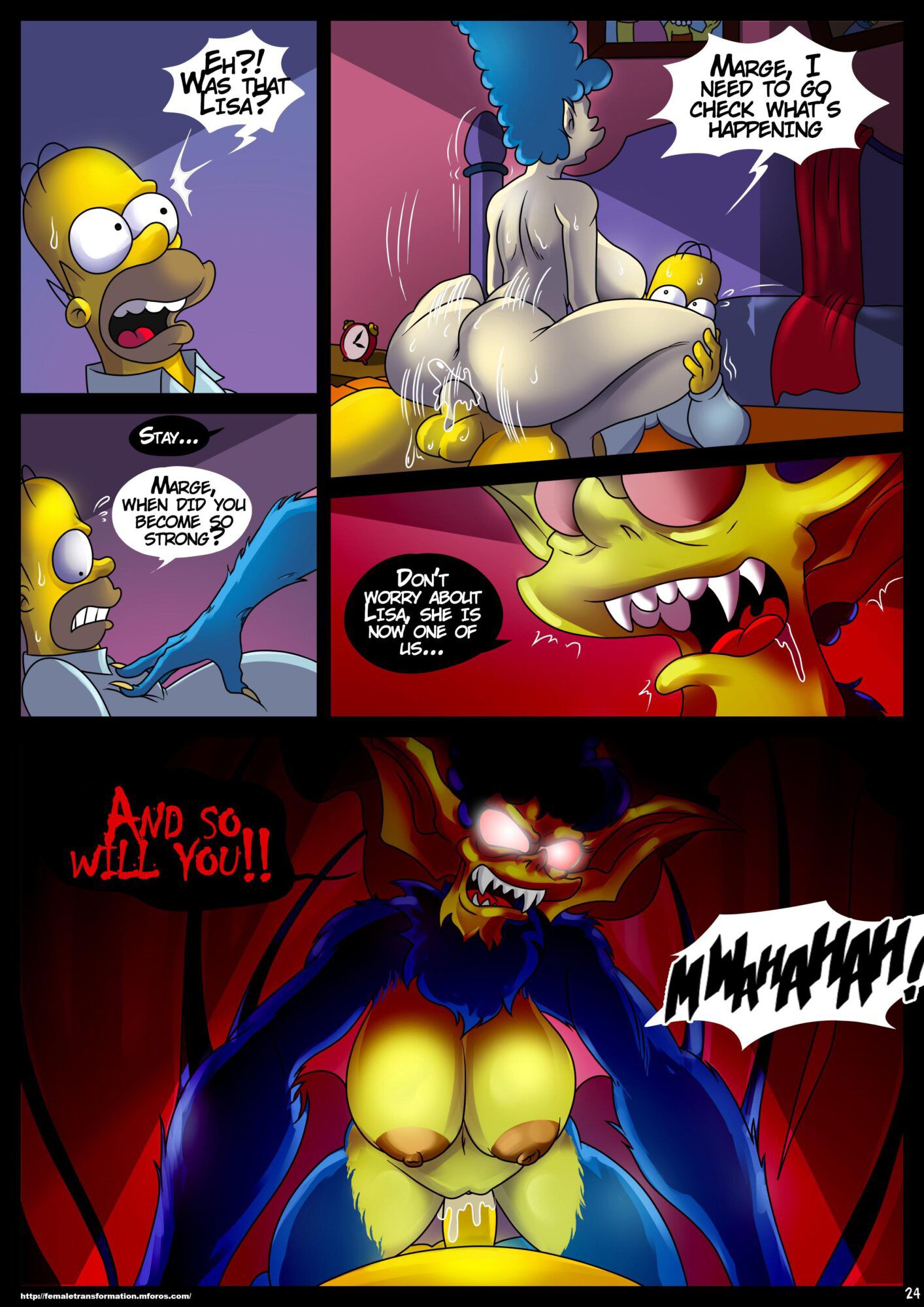 Treehouse Of Horror (The Simpsons) [KogeiKun] 4 . Treehouse Of Horror - Chapter 4 (The Simpsons) [KogeiKun] – page 26