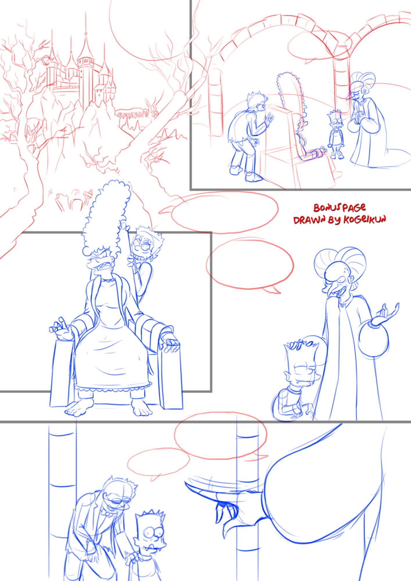 Treehouse Of Horror (The Simpsons) [KogeiKun] 4 . Treehouse Of Horror - Chapter 4 (The Simpsons) [KogeiKun] – page 37