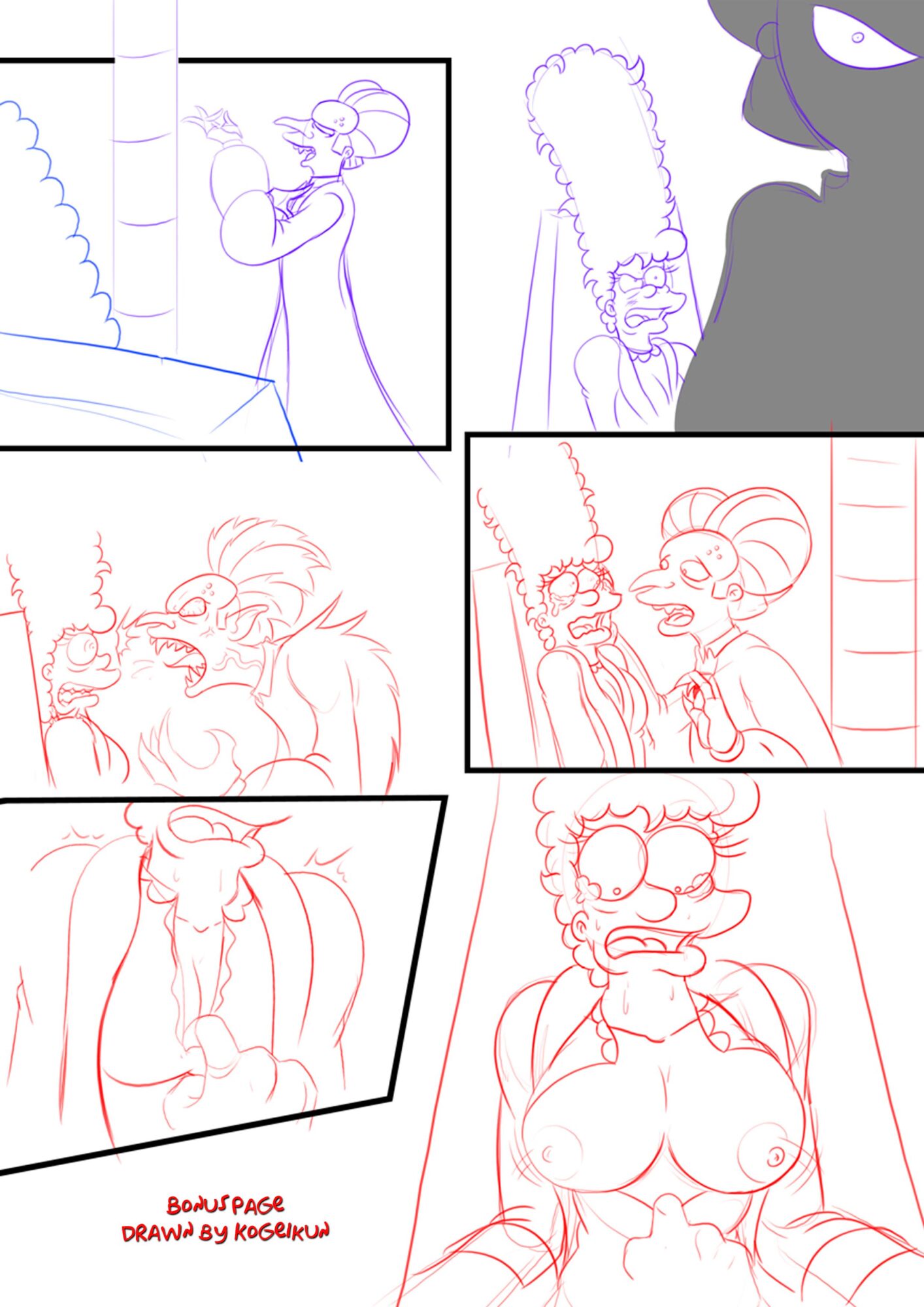 Treehouse Of Horror (The Simpsons) [KogeiKun] 4 . Treehouse Of Horror - Chapter 4 (The Simpsons) [KogeiKun] – page 38