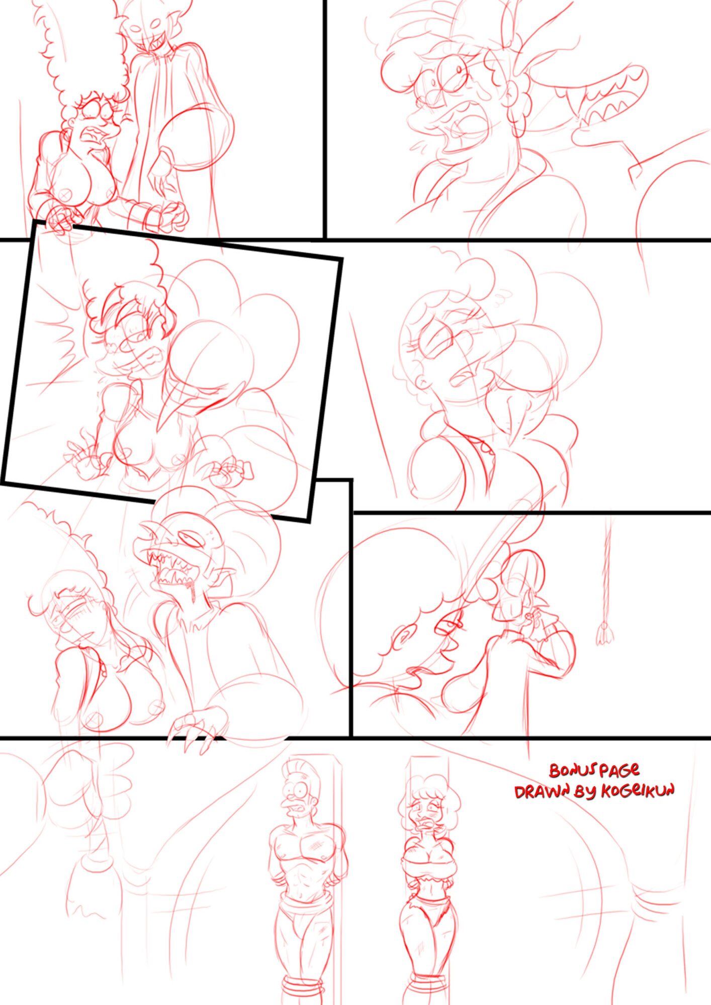 Treehouse Of Horror (The Simpsons) [KogeiKun] 4 . Treehouse Of Horror - Chapter 4 (The Simpsons) [KogeiKun] – page 39