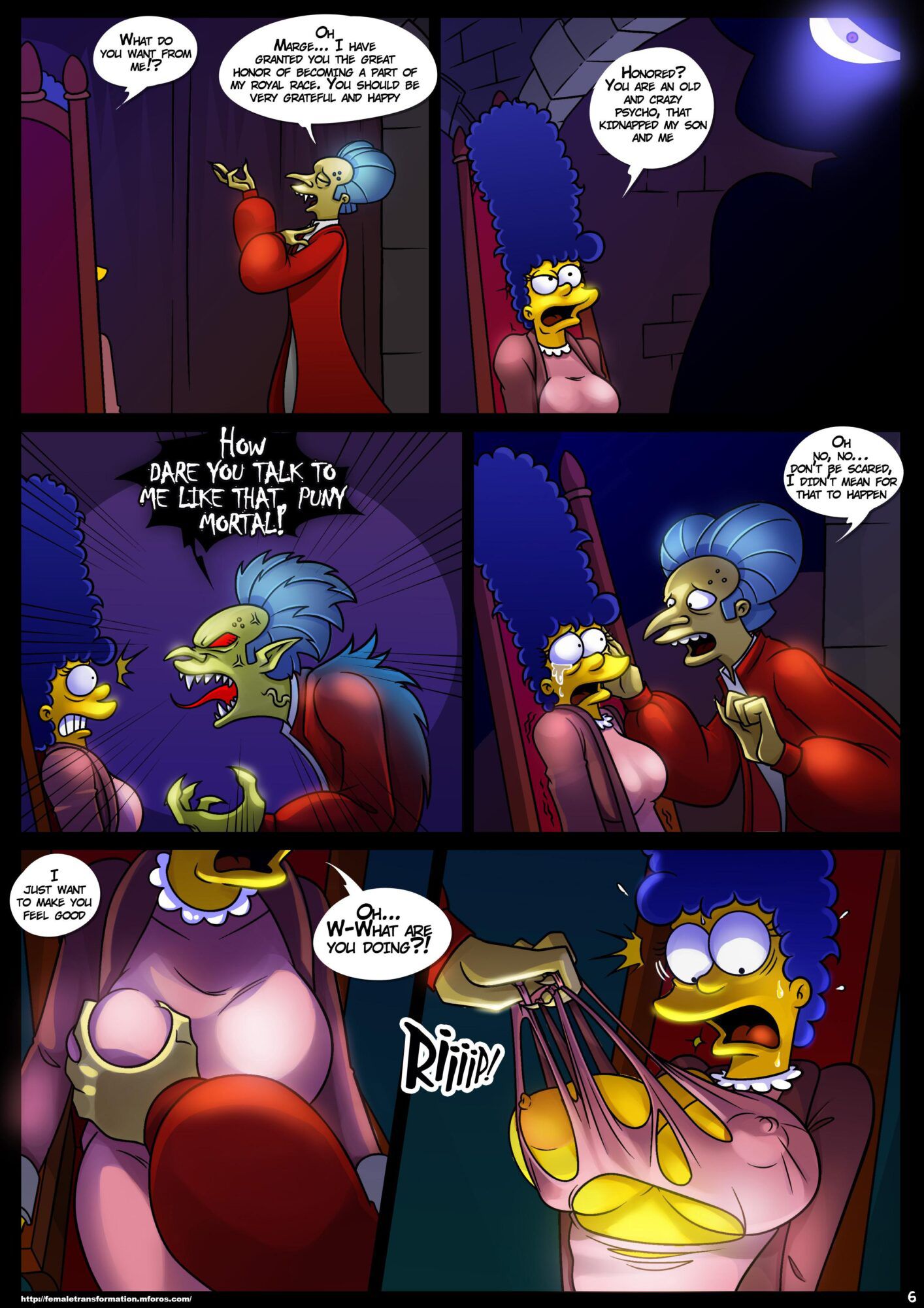 Treehouse Of Horror (The Simpsons) [KogeiKun] 4 . Treehouse Of Horror - Chapter 4 (The Simpsons) [KogeiKun] – page 8