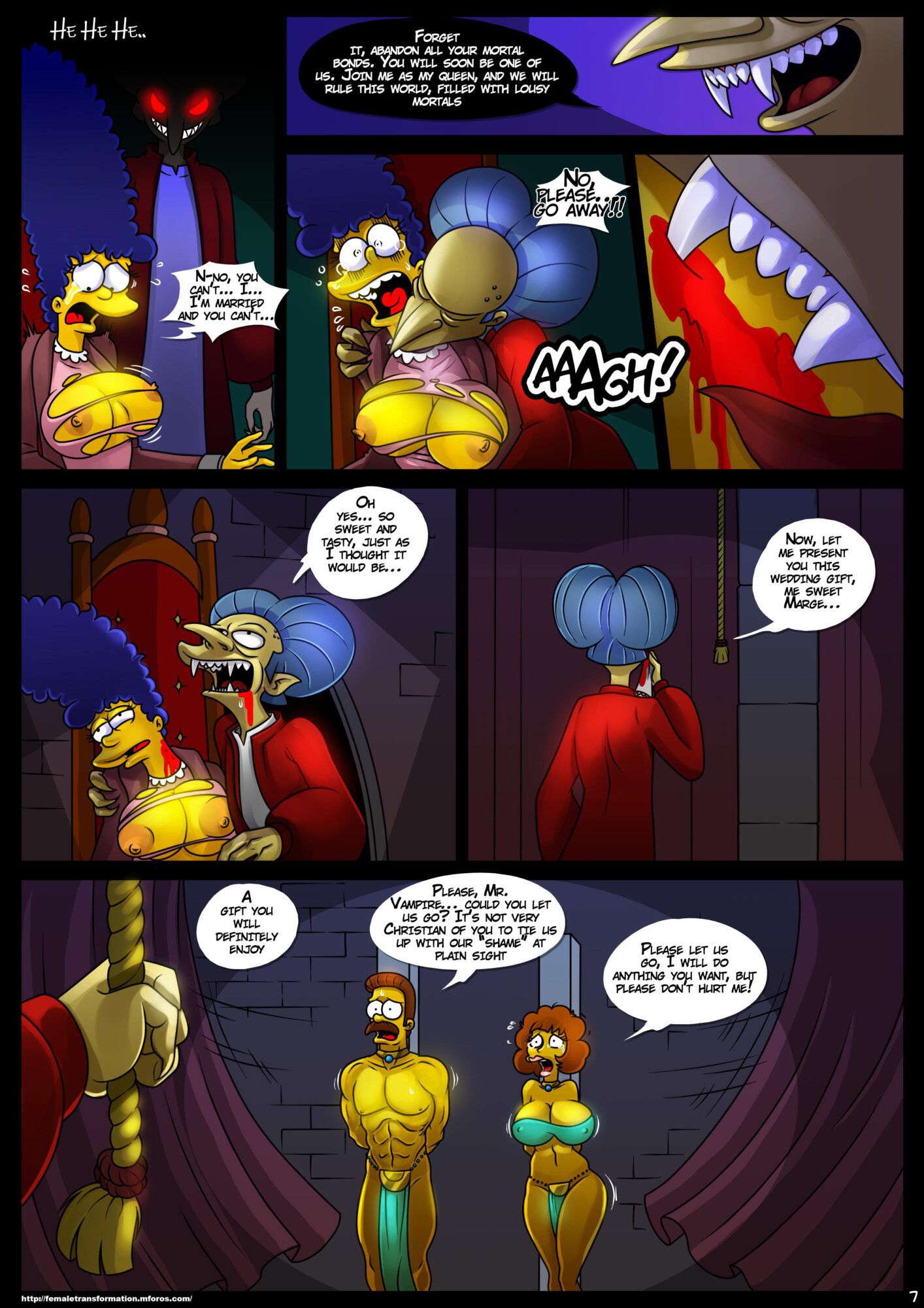Treehouse Of Horror (The Simpsons) [KogeiKun] 4 . Treehouse Of Horror - Chapter 4 (The Simpsons) [KogeiKun] – page 9