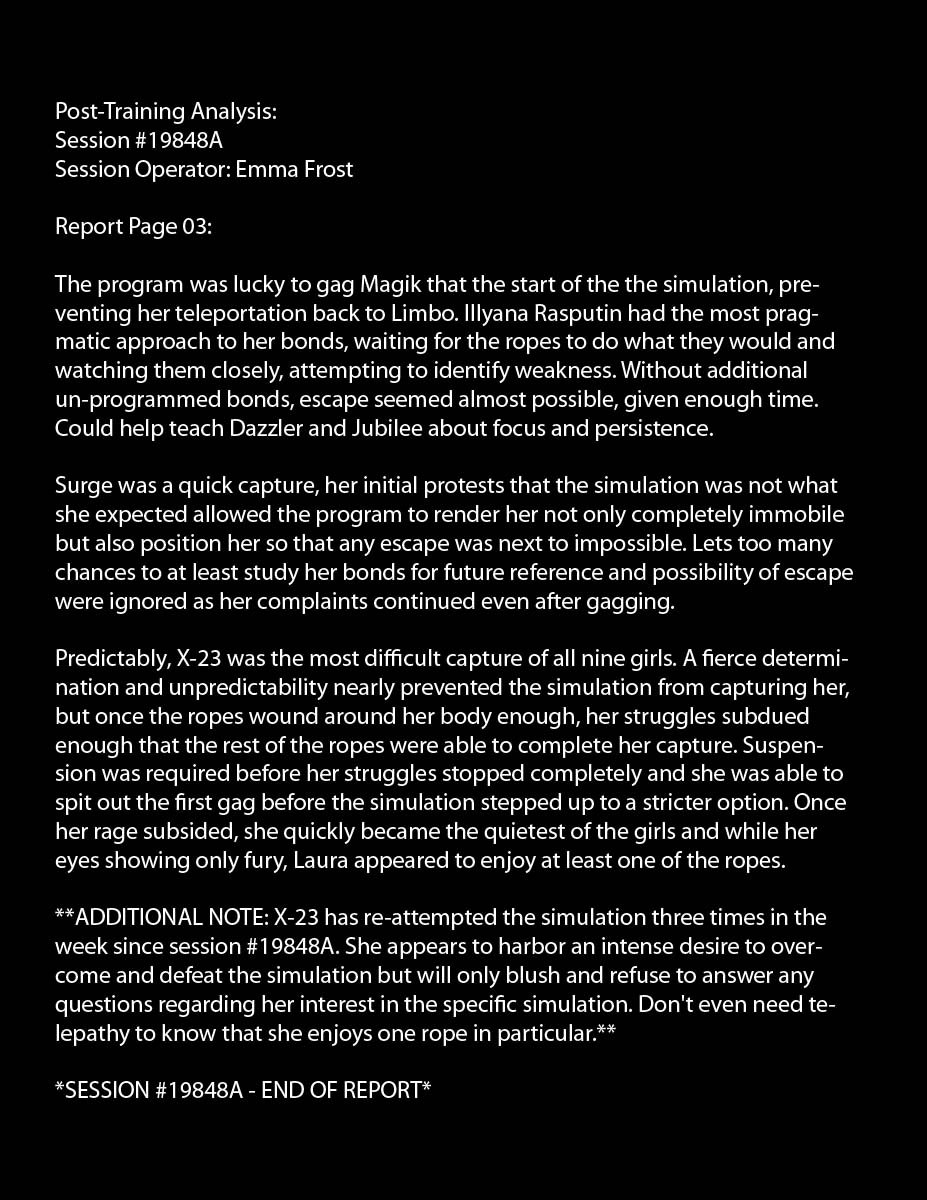 Emma Frost’s Special Training (X-Men) [Ganassa] 1 . Emma Frost's Special Training - Chapter 1 (X-Men) [Ganassa] – page 6