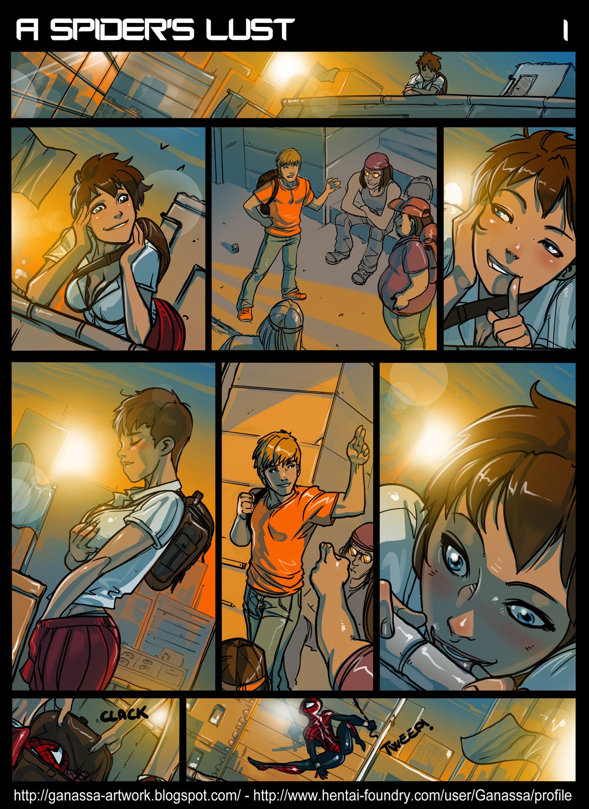 A Spider’s Lust (Spider-Man) [Ganassa] 1 . A Spider's Lust - Chapter 1 (Spider-Man) [Ganassa] – page 1