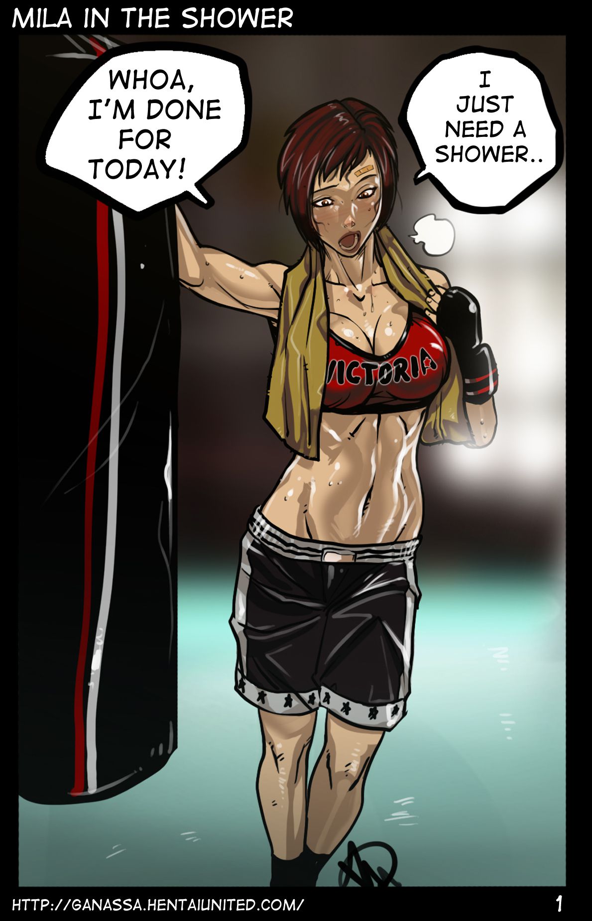 Mila in the Shower (Dead or Alive) [Ganassa] 1 . Mila in the Shower  - Chapter 1 (Dead or Alive) [Ganassa] – page 2