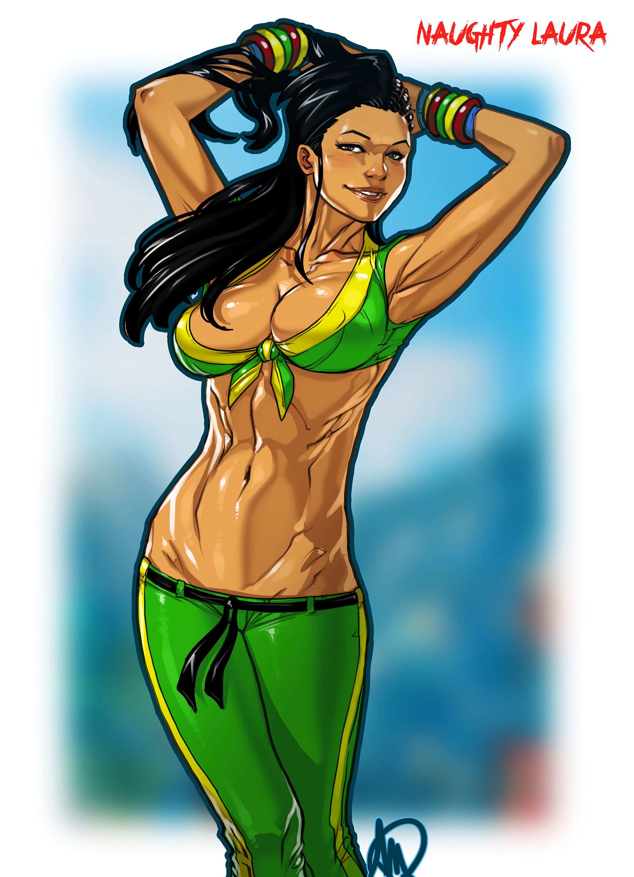 Naughty Laura (Street Fighter) [Ganassa] 1 . Naughty Laura  - Chapter 1 (Street Fighter) [Ganassa] – page 1