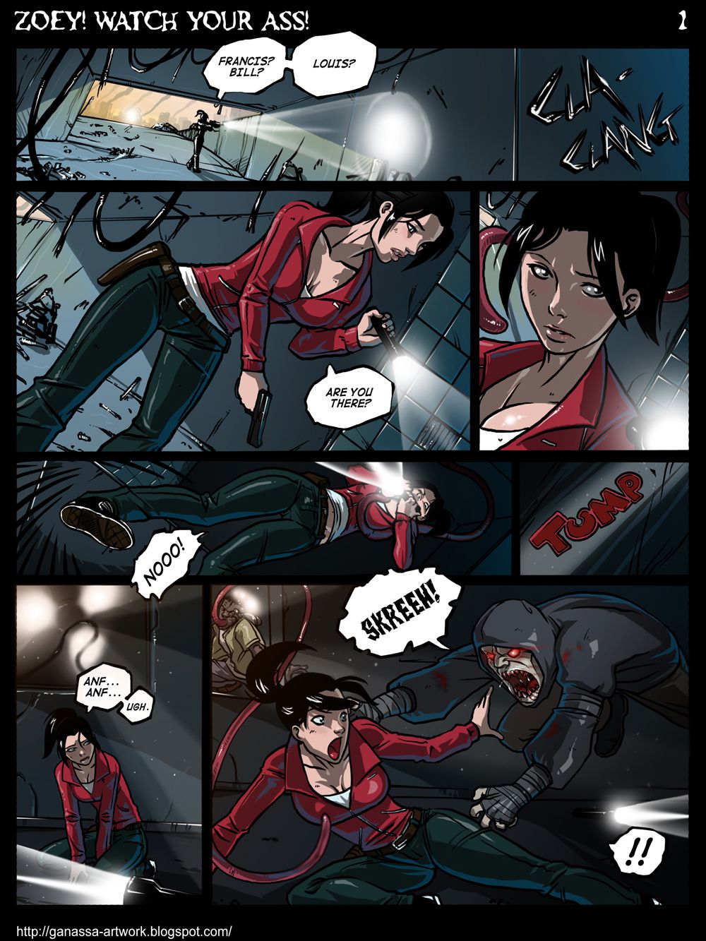 Zoey! Watch Your Ass! (Left 4 Dead) [Ganassa] 1 . Zoey! Watch Your Ass!  - Chapter 1 (Left 4 Dead) [Ganassa] – page 3