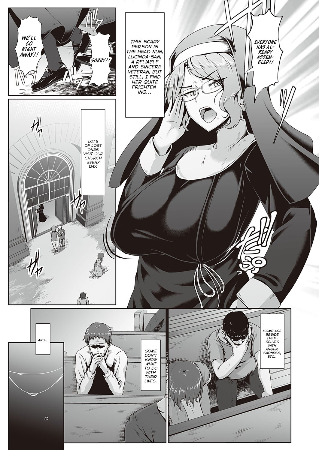 A Nun’s Obscene Life [Shiden Hiro] 1 . A Nun's Obscene Life - Chapter 1 [Shiden Hiro] – page 3