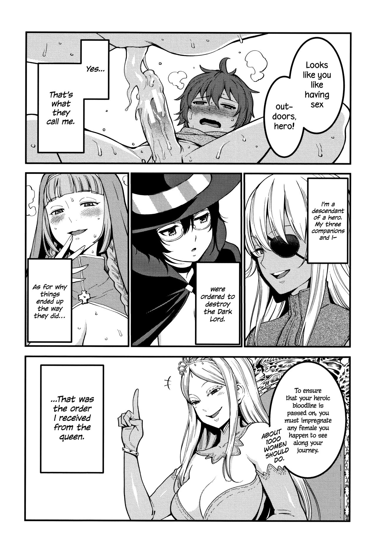 Dick Training Quest [Agata] 2 . Dick Training Quest  - Chapter 2 - Little Hero's Huge Orgy At the Elf Village [Agata] – page 2