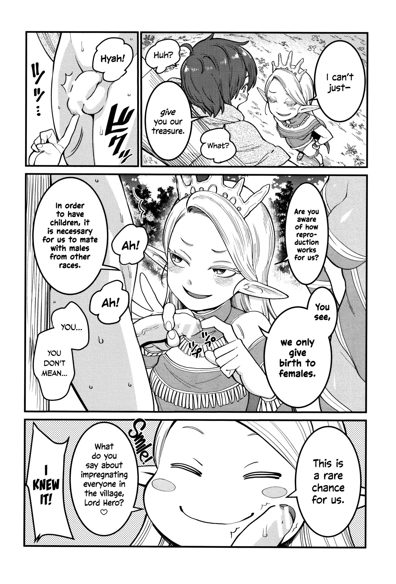 Dick Training Quest [Agata] 2 . Dick Training Quest  - Chapter 2 - Little Hero's Huge Orgy At the Elf Village [Agata] – page 8