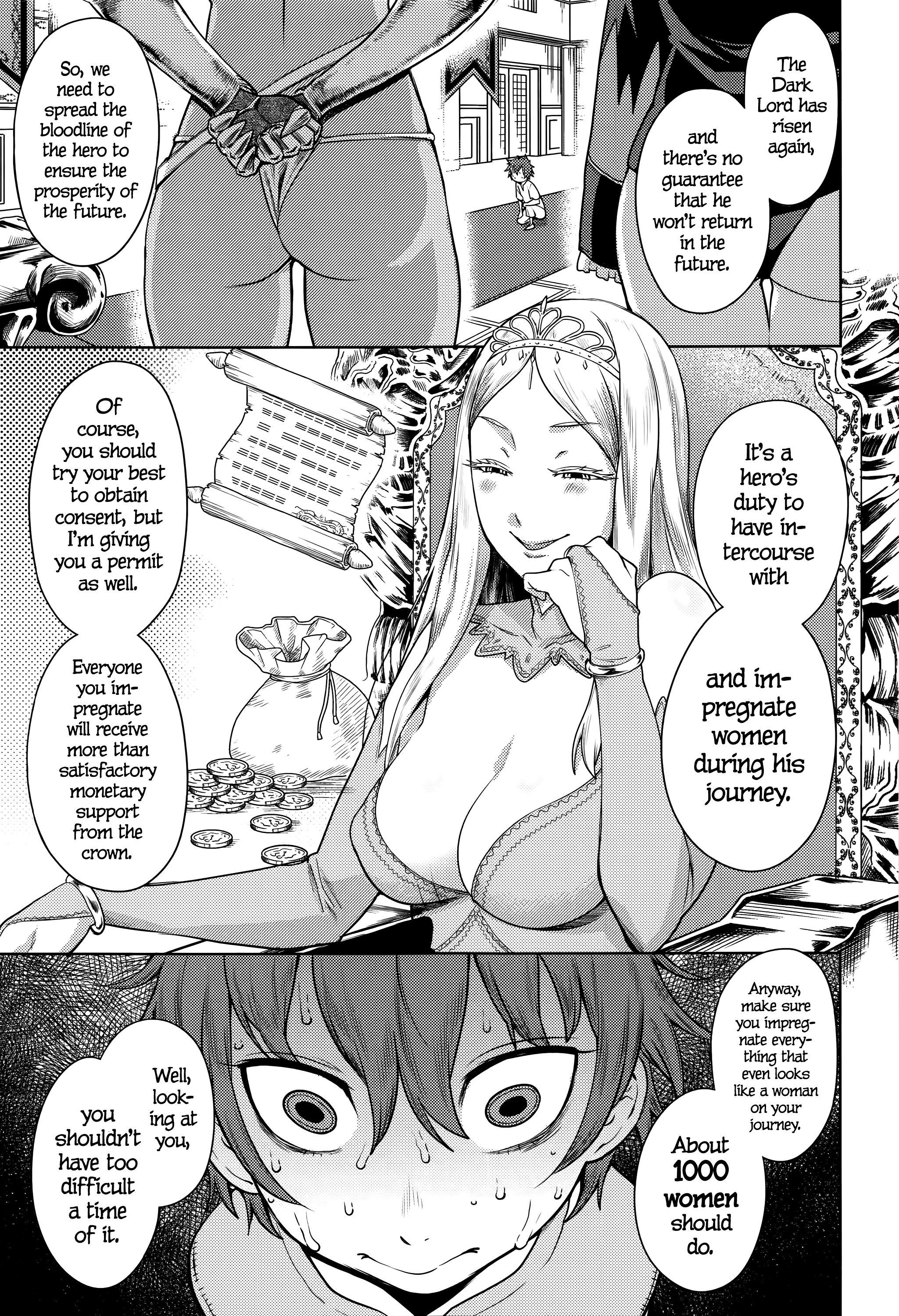 Dick Training Quest [Agata] 1 . Dick Training Quest  - Chapter 1 - Little Hero's Conception Journey [Agata] – page 5