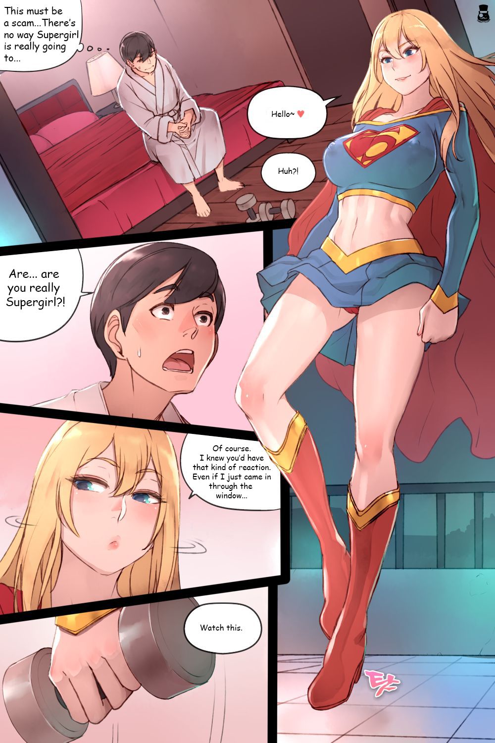 Supergirl’s Secret [Mr.takealook] 1 . Supergirl's Secret Service - Chapter 1 [Mr.takealook] – page 2