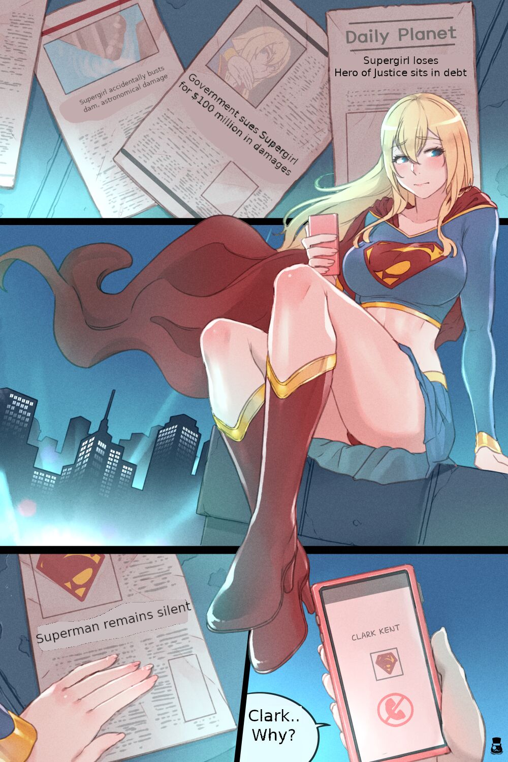 Supergirl’s Secret [Mr.takealook] 2 . Supergirl's Secret Trouble - Chapter 2 [Mr.takealook] – page 2