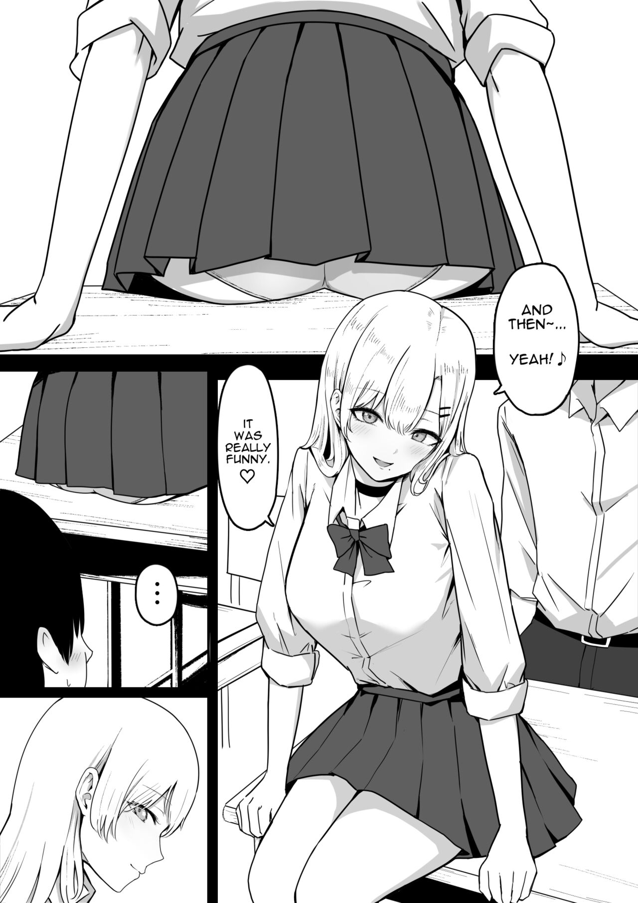 Squeezed Dry by a Naughty High School Gyaru [Shirasudon] 1 . Squeezed Dry by a Naughty High School Gyaru - Chapter 1 [Shirasudon] – page 3