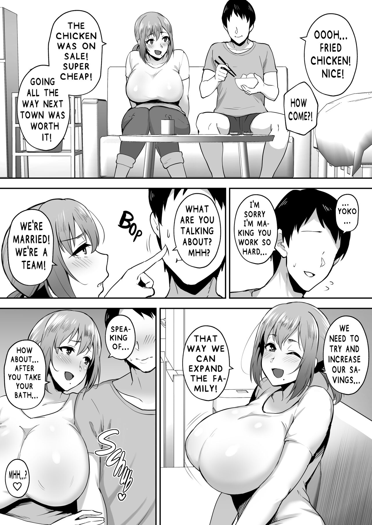 Yoko, Cheating Vigorous Busty Wife [Gagarin Kichi] 1 . Yoko, Cheating Vigorous Busty Wife - Chapter 1  [Gagarin Kichi] – page 3