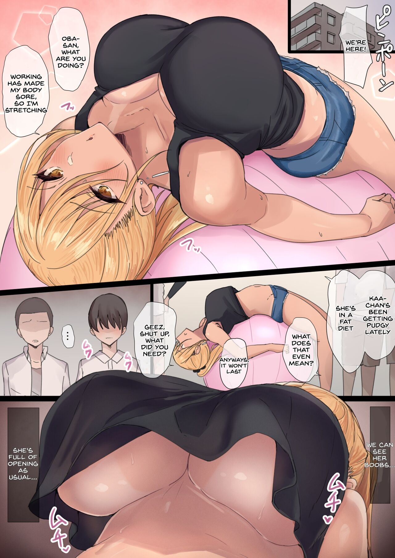 Yanmama Oba-san no Miwaku no Karada [Hari Poteto] 2 . Yanmama Oba-san no Miwaku no Karada - Chapter 2 [Hari Poteto] – page 56