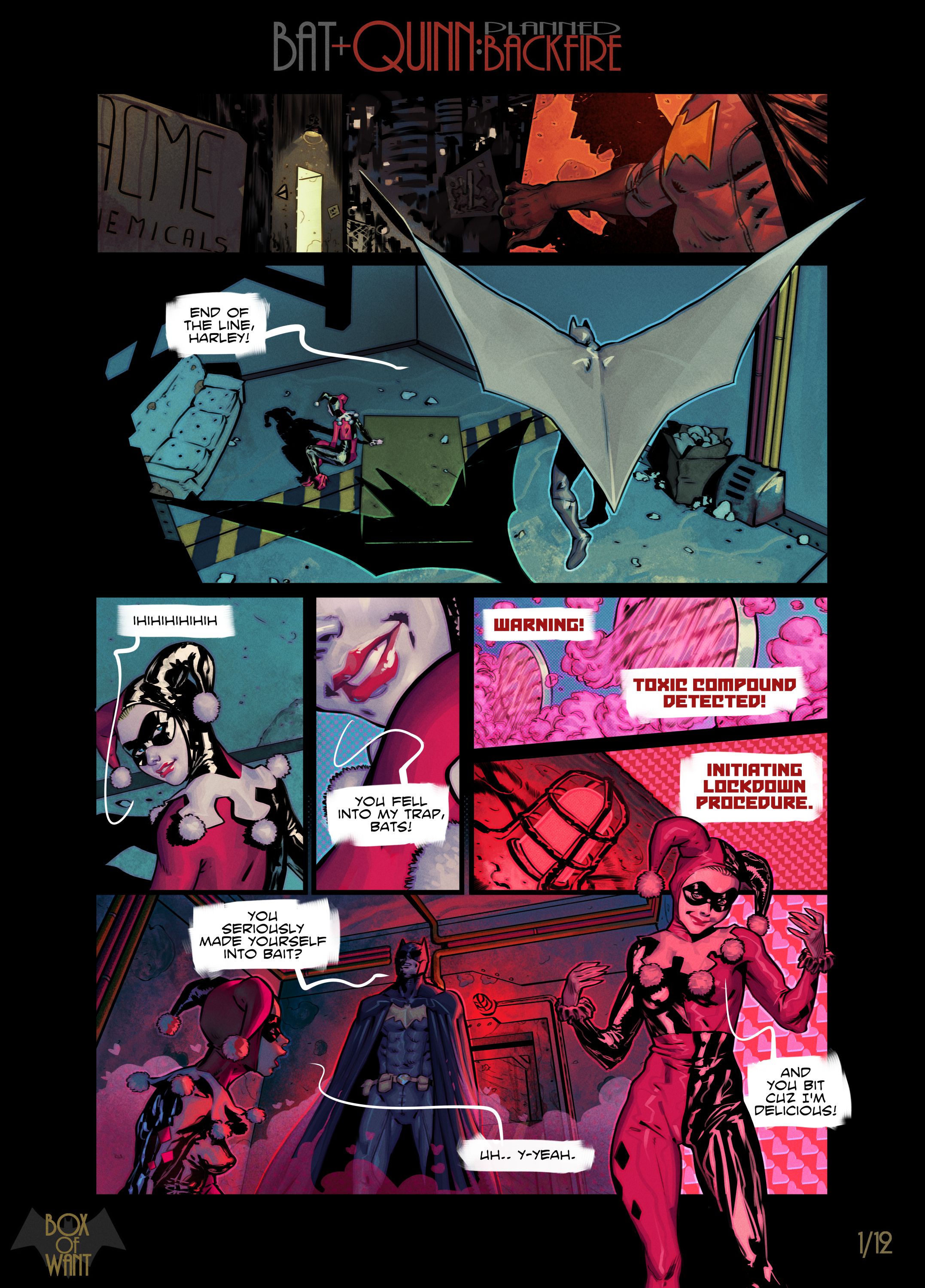 Planned Backfire (Batman) [BoxOfWant] 1 . Planned Backfire - Chapter 1 (Batman) [BoxOfWant] – page 1