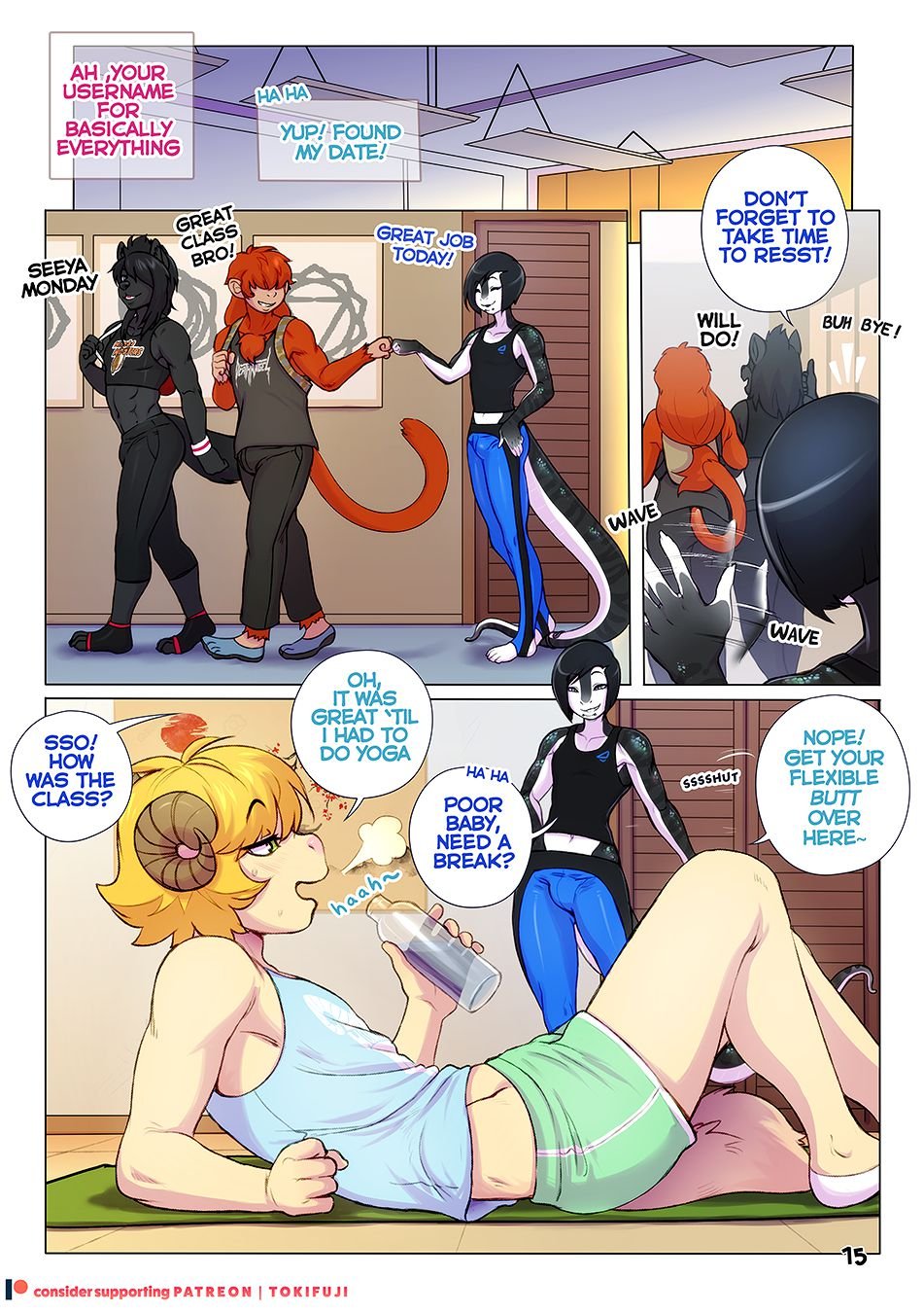 Under Wraps [Tokifuji] 1 . Under Wraps - Chapter 1 [Tokifuji] – page 15